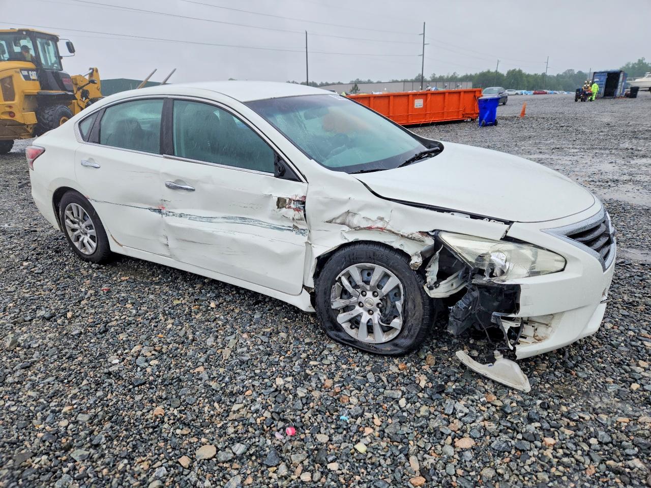2015 Nissan Altima 2.5 S White vin: 1N4AL3AP9FC295556