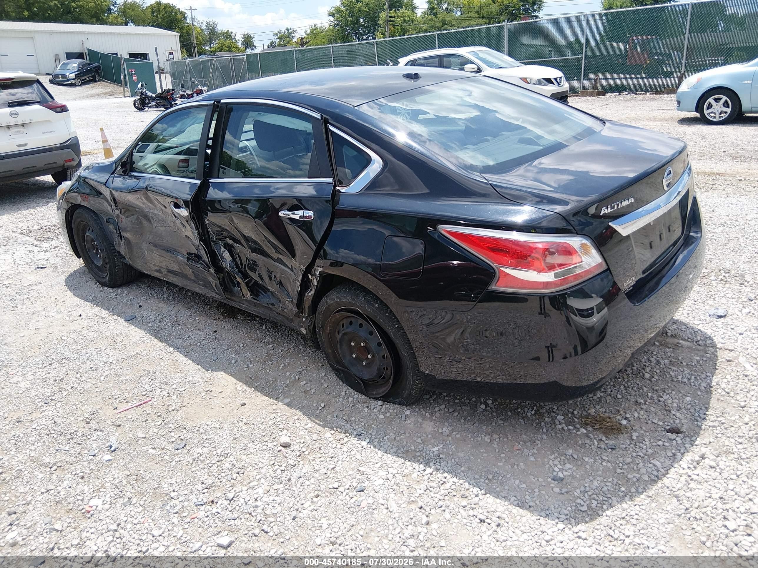 2015 Nissan Altima 2.5 S Black vin: 1N4AL3AP9FC412746