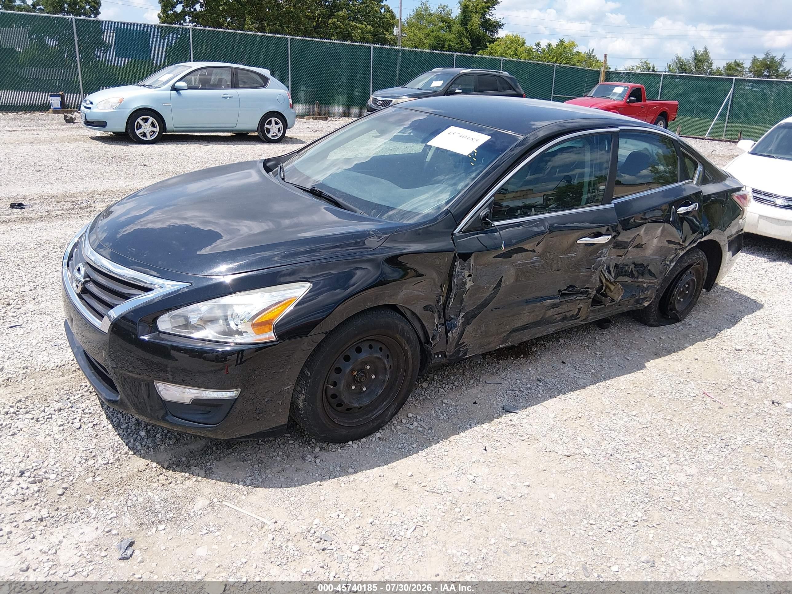 2015 Nissan Altima 2.5 S Black vin: 1N4AL3AP9FC412746