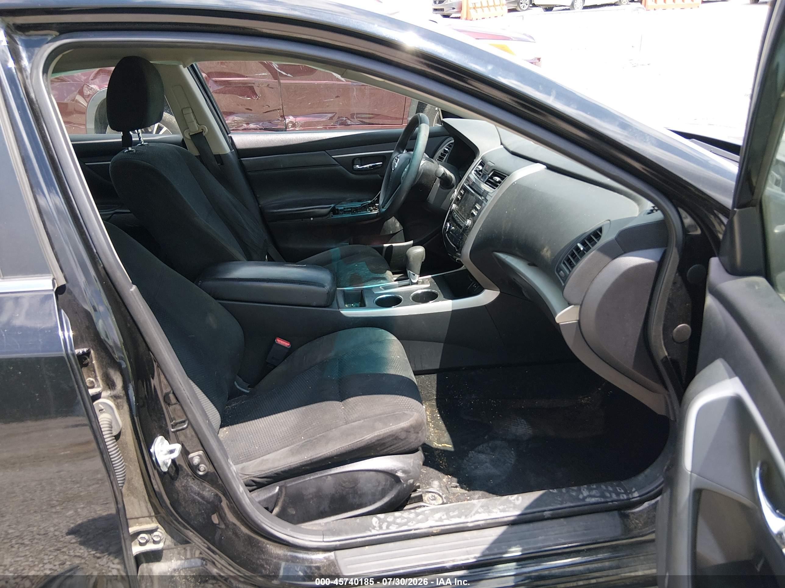 2015 Nissan Altima 2.5 S Black vin: 1N4AL3AP9FC412746