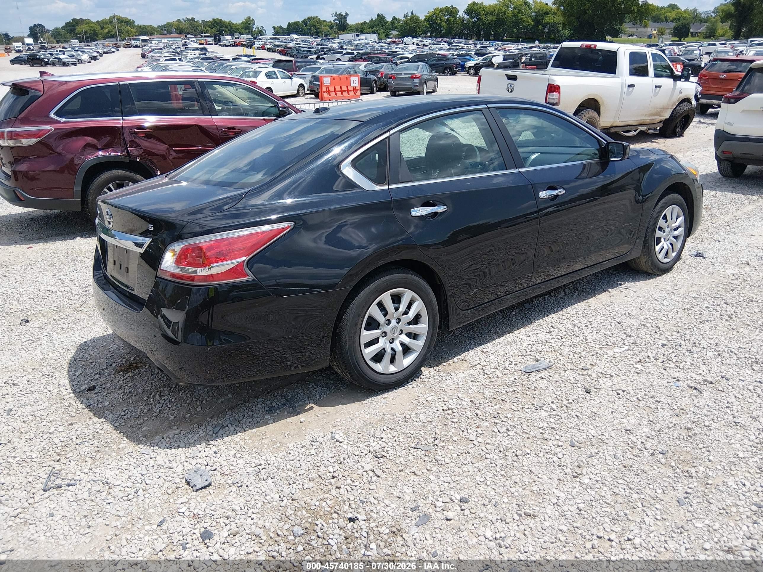2015 Nissan Altima 2.5 S Black vin: 1N4AL3AP9FC412746