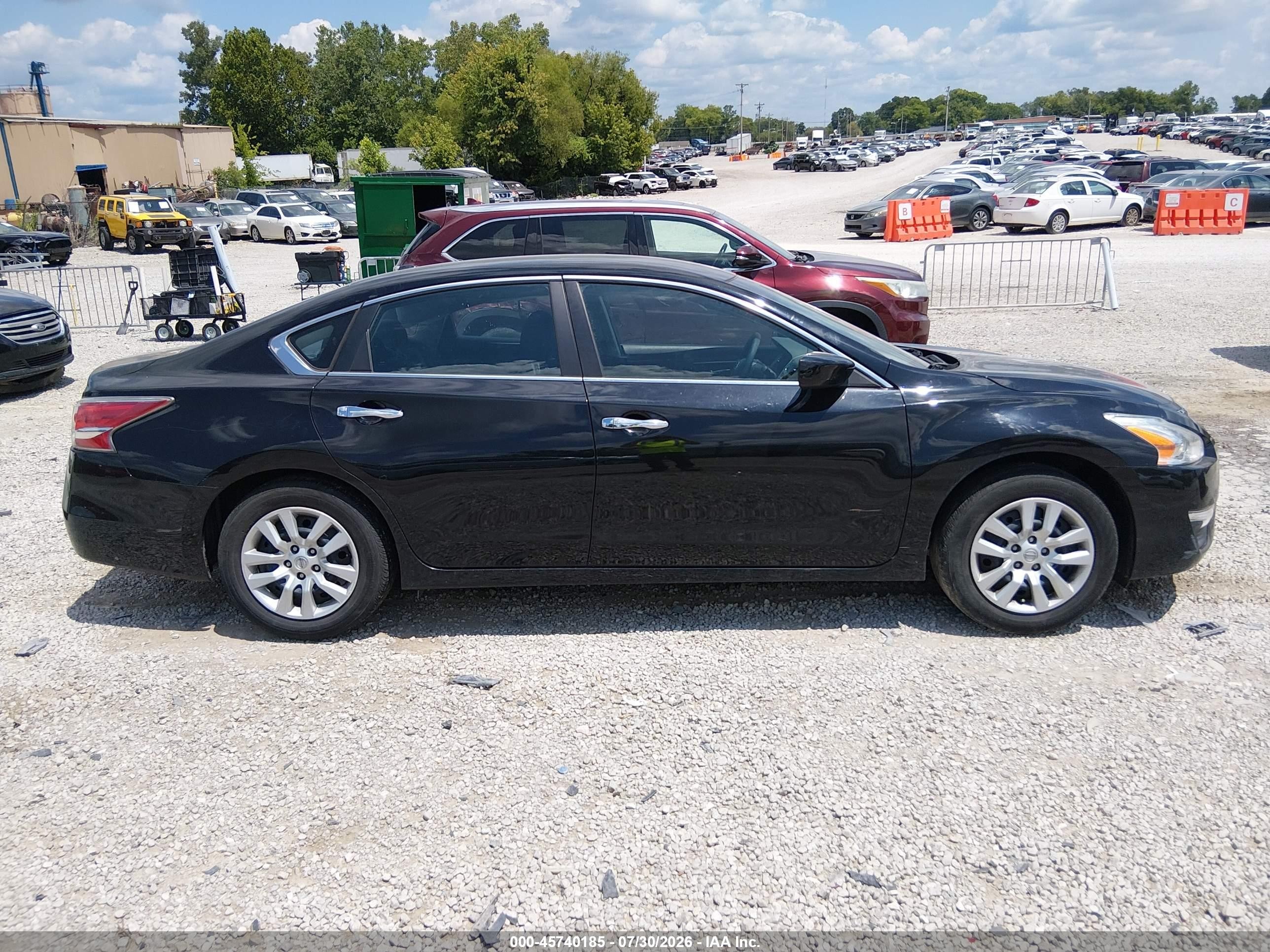 2015 Nissan Altima 2.5 S Black vin: 1N4AL3AP9FC412746