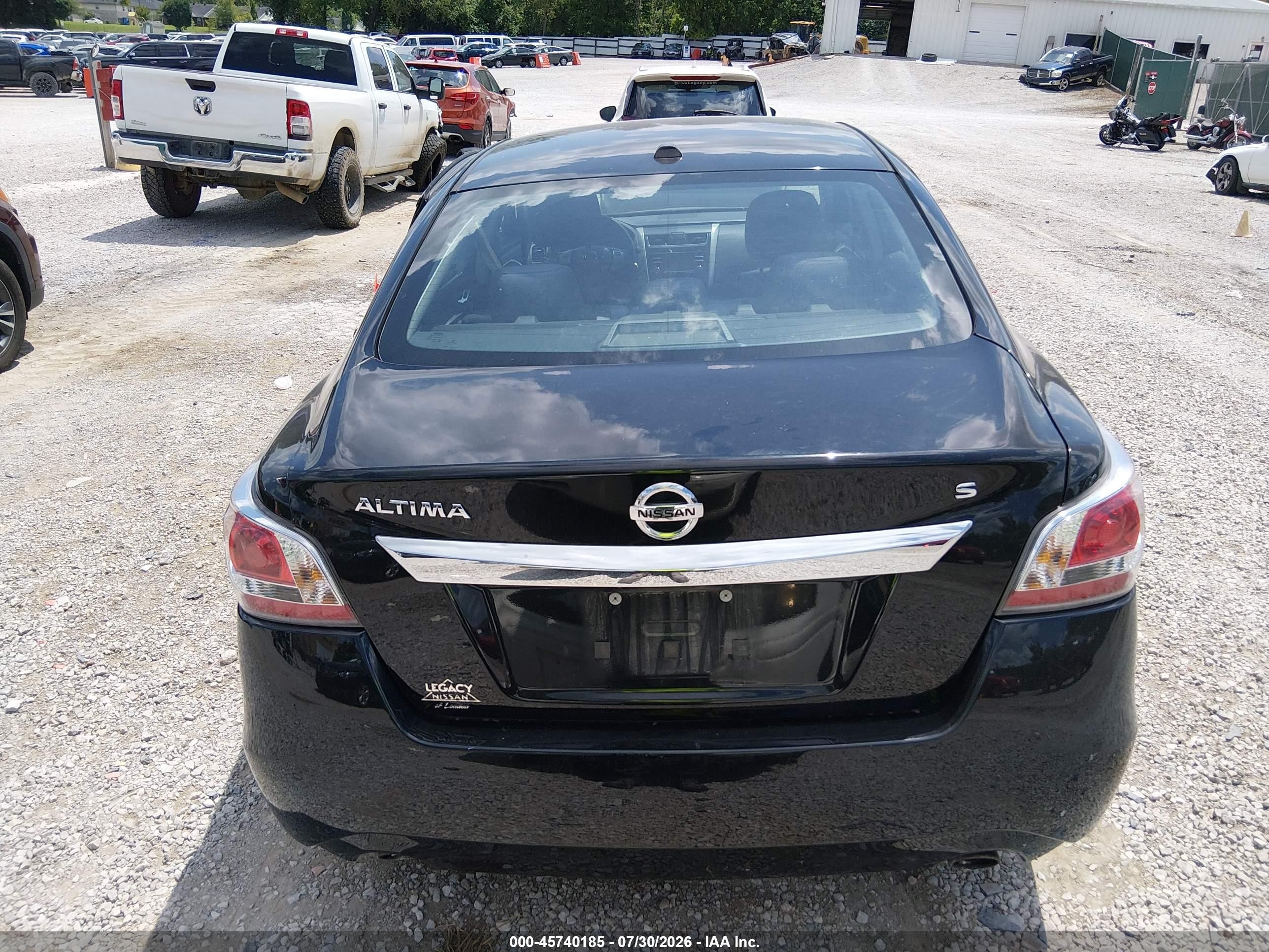 2015 Nissan Altima 2.5 S Black vin: 1N4AL3AP9FC412746