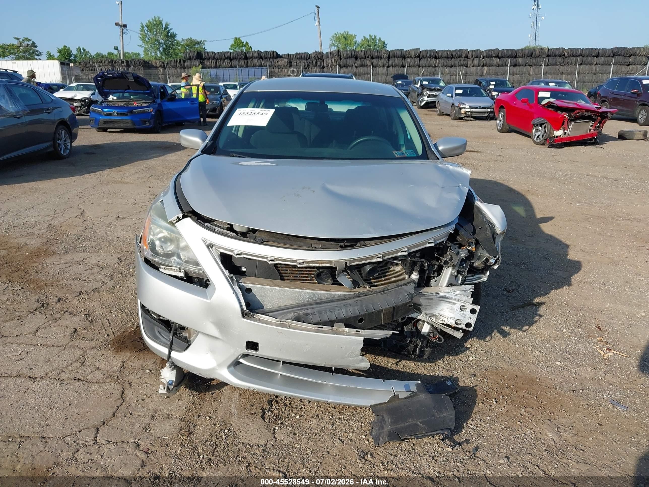 2015 Nissan Altima 2.5/2.5 S/2.5 Sl/2.5 Sv Серебряный vin: 1N4AL3AP9FC424119
