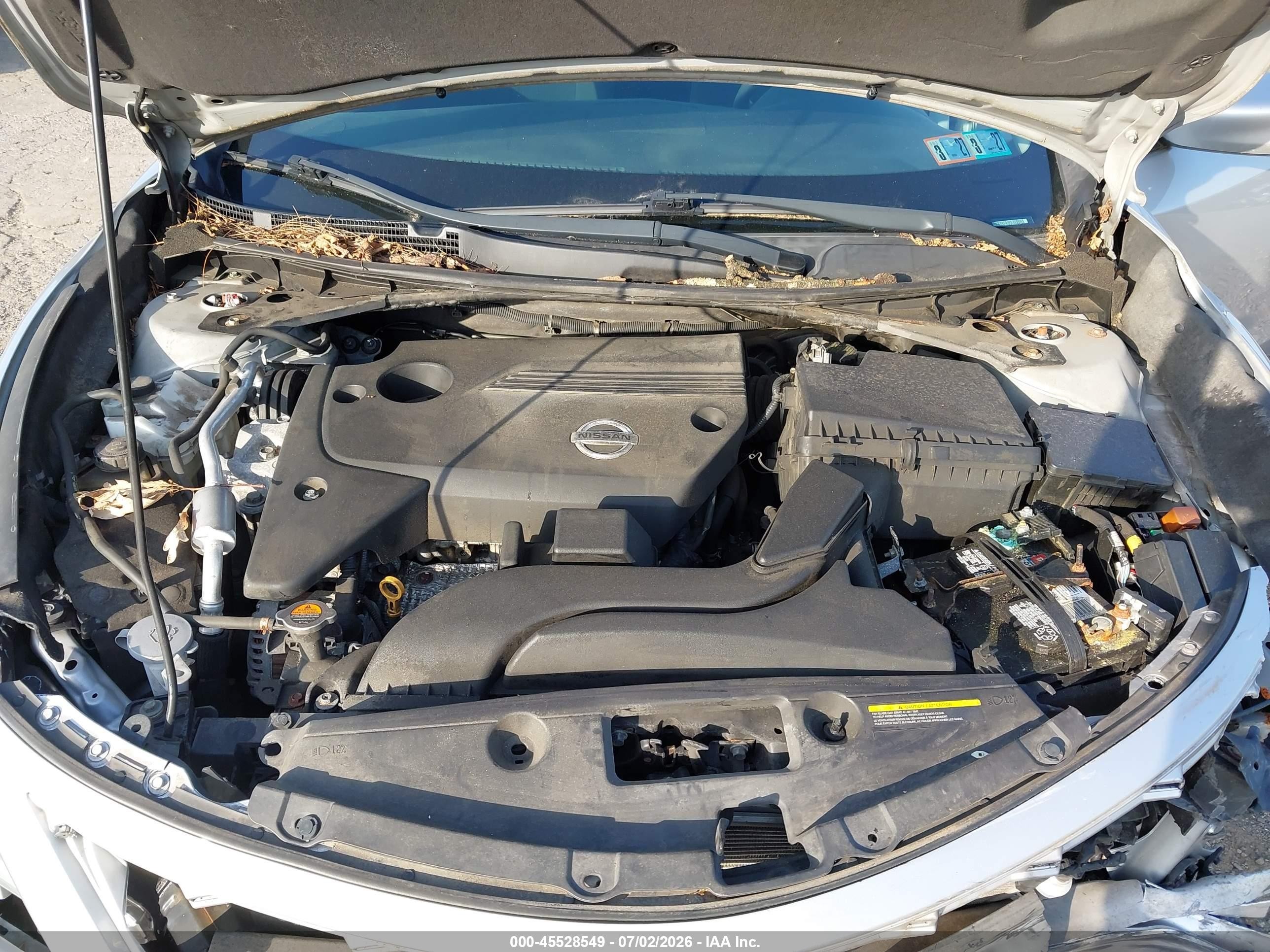 2015 Nissan Altima 2.5/2.5 S/2.5 Sl/2.5 Sv Серебряный vin: 1N4AL3AP9FC424119