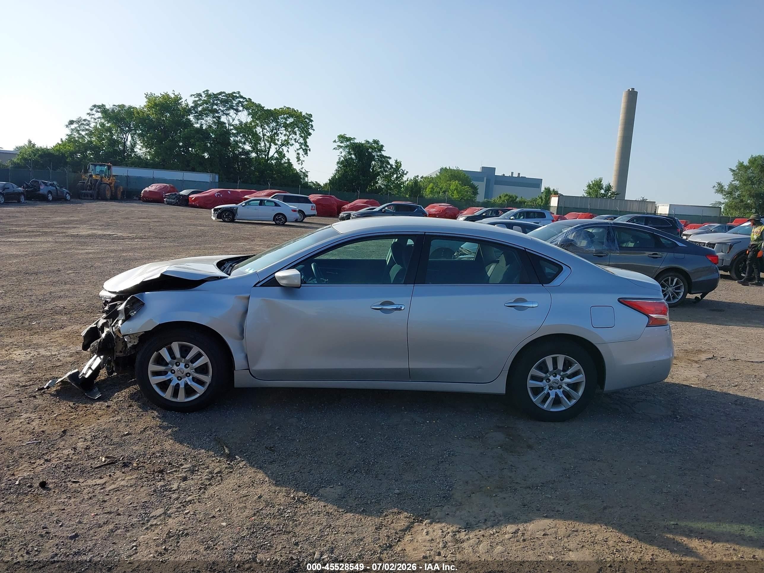 2015 Nissan Altima 2.5/2.5 S/2.5 Sl/2.5 Sv Серебряный vin: 1N4AL3AP9FC424119