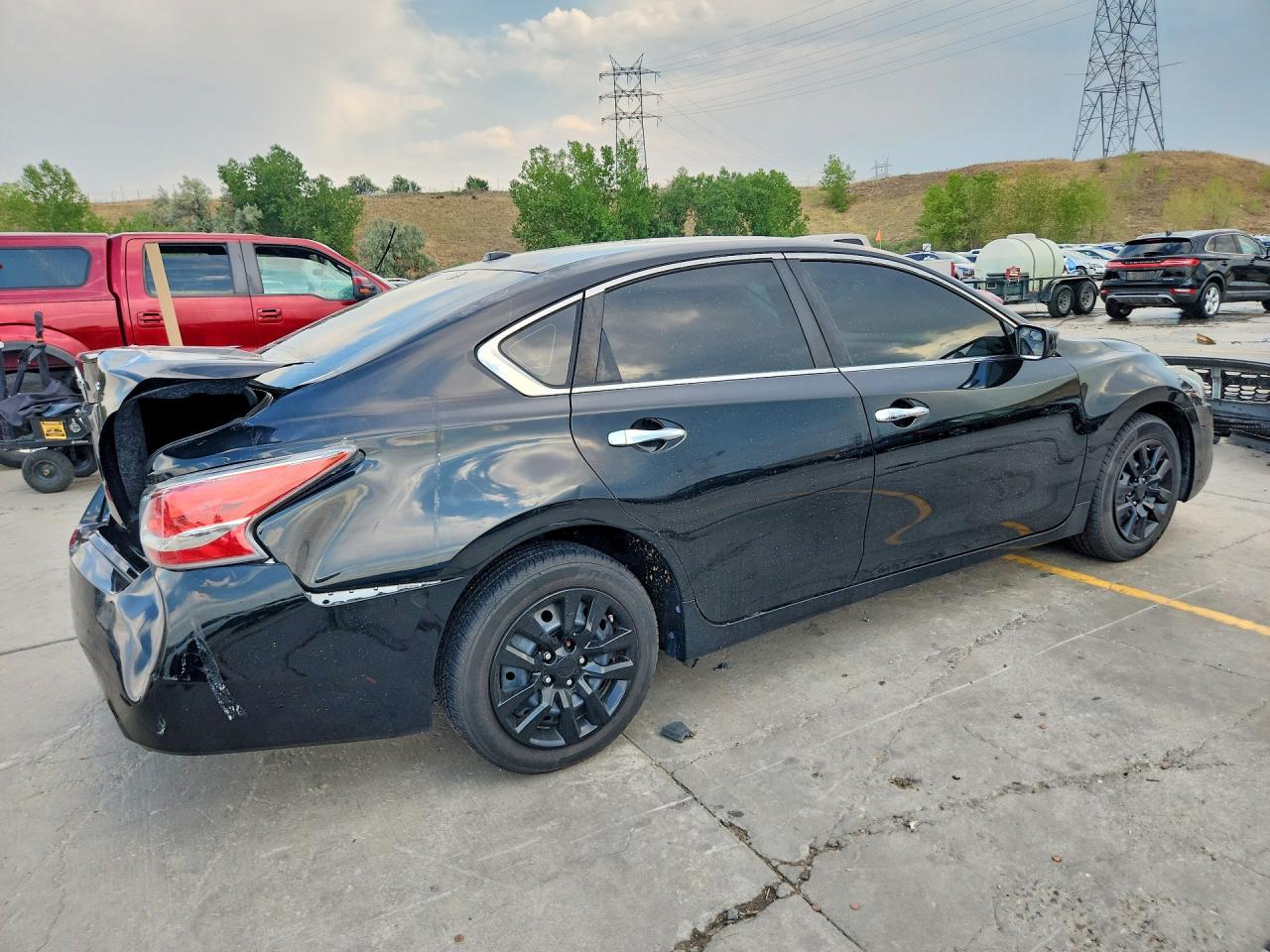2015 Nissan Altima 2.5 S Black vin: 1N4AL3AP9FC427327
