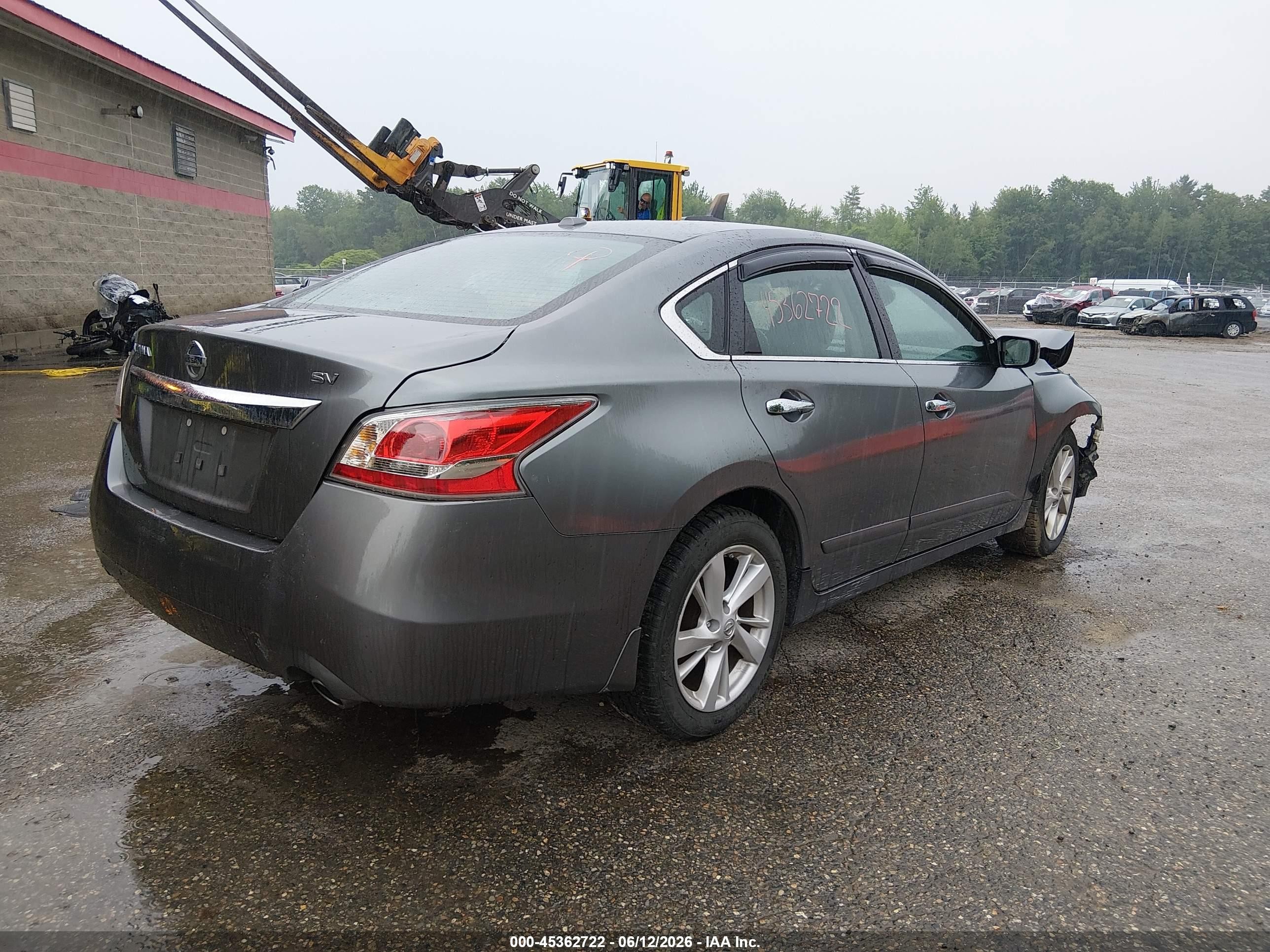 2015 Nissan Altima 2.5 Sv Gray vin: 1N4AL3AP9FC430356