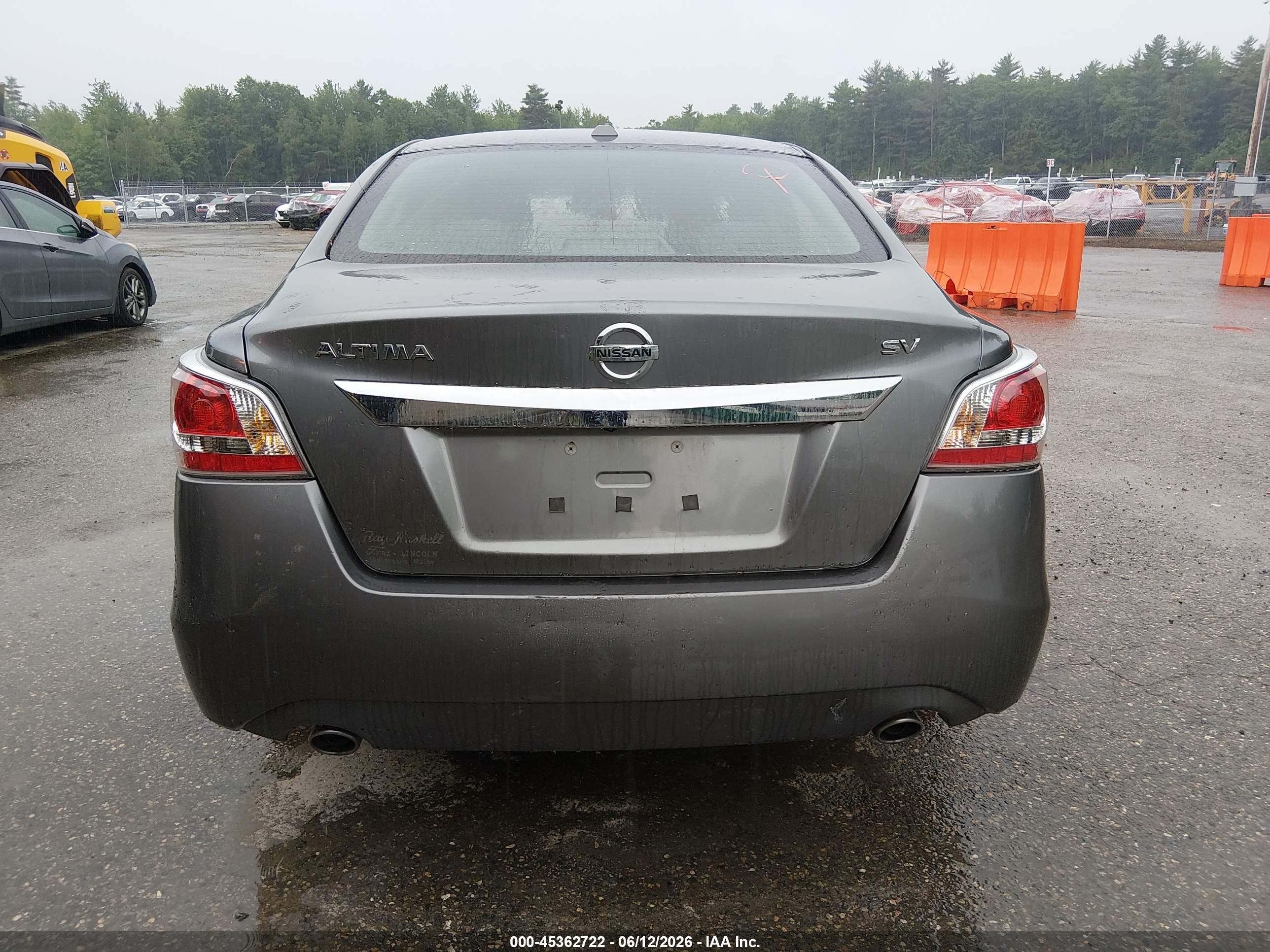 2015 Nissan Altima 2.5 Sv Gray vin: 1N4AL3AP9FC430356