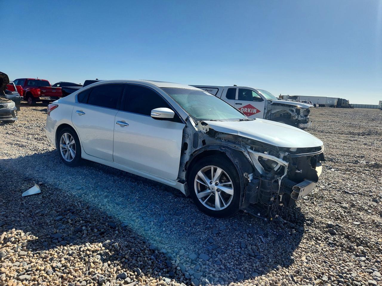 2015 Nissan Altima 2.5 Sv White vin: 1N4AL3AP9FC436318