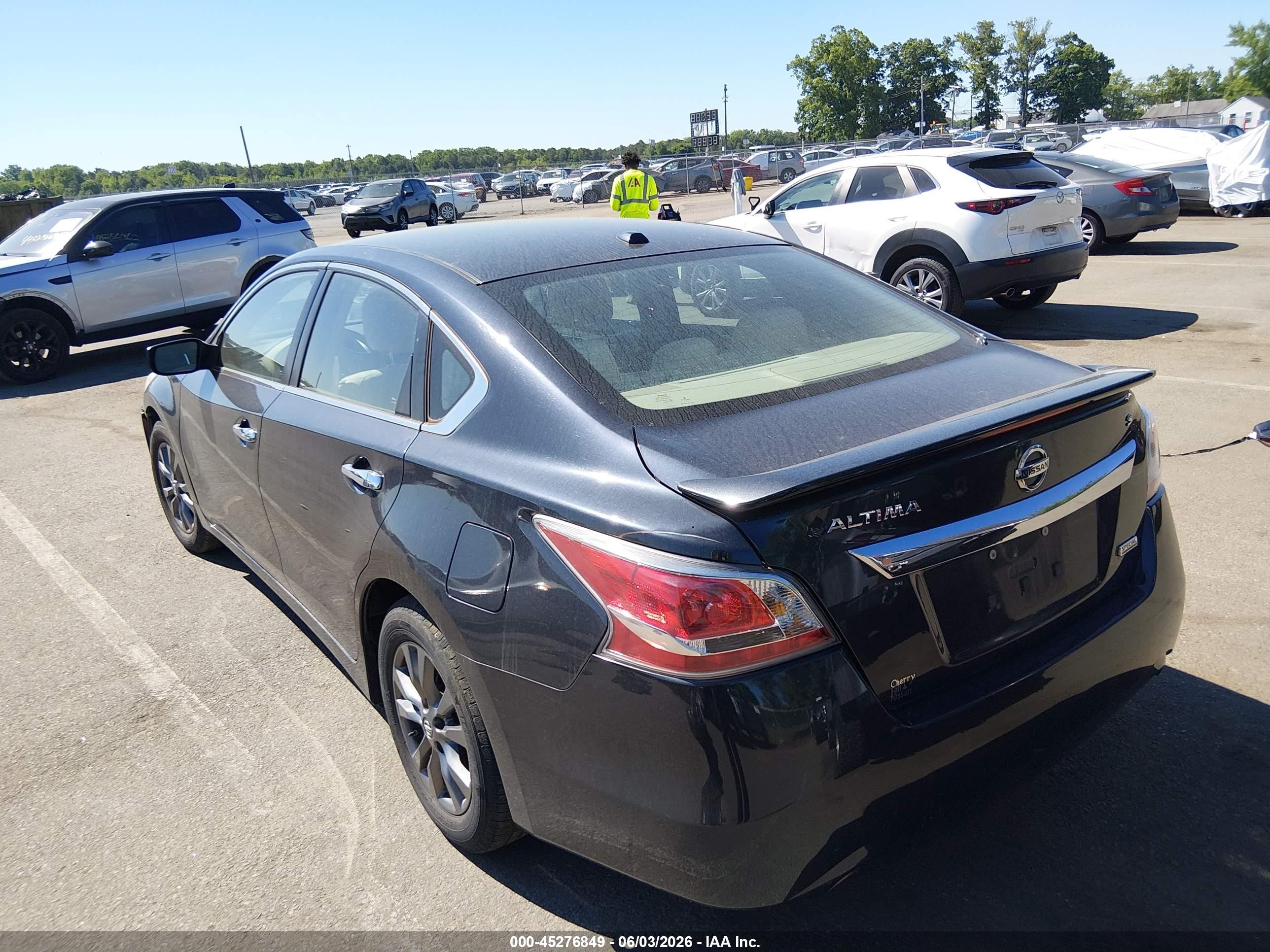 2015 Nissan Altima 2.5 S Black vin: 1N4AL3AP9FC461574