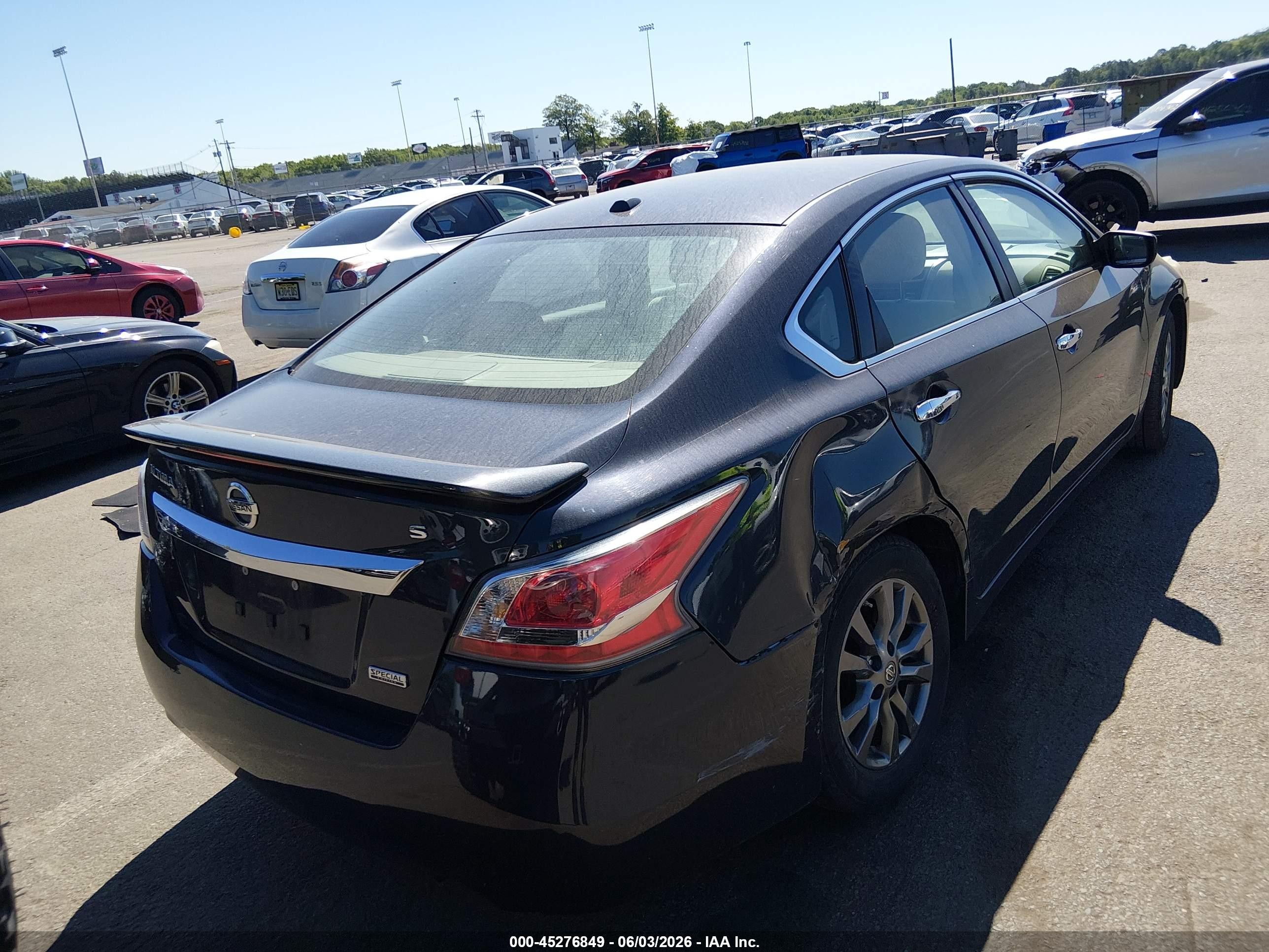 2015 Nissan Altima 2.5 S Black vin: 1N4AL3AP9FC461574