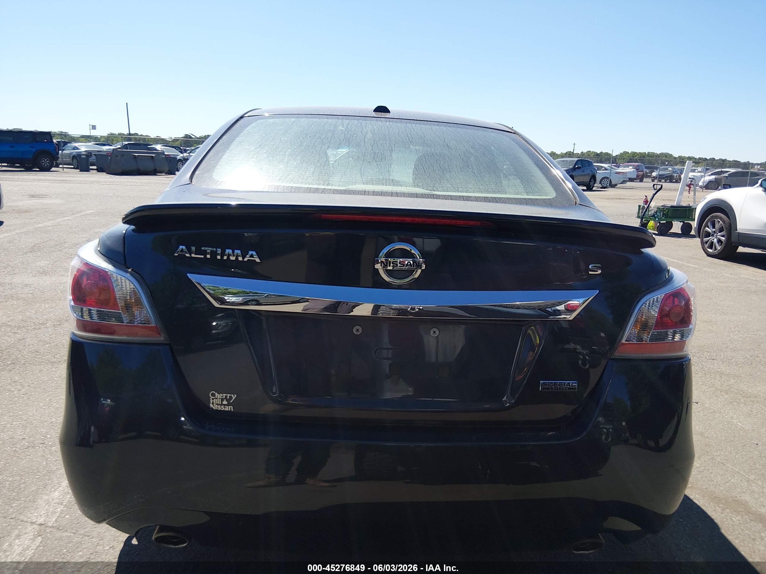 2015 Nissan Altima 2.5 S Black vin: 1N4AL3AP9FC461574