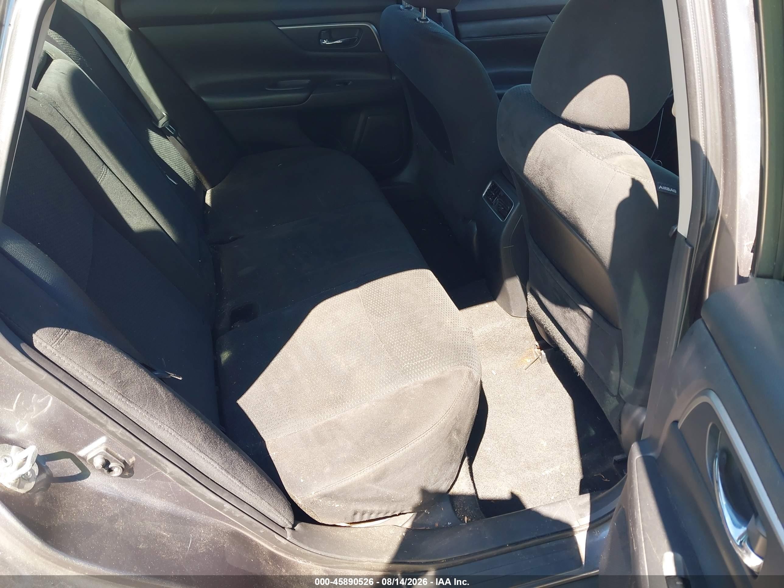 2015 Nissan Altima 2.5 Sv Gray vin: 1N4AL3AP9FC465642