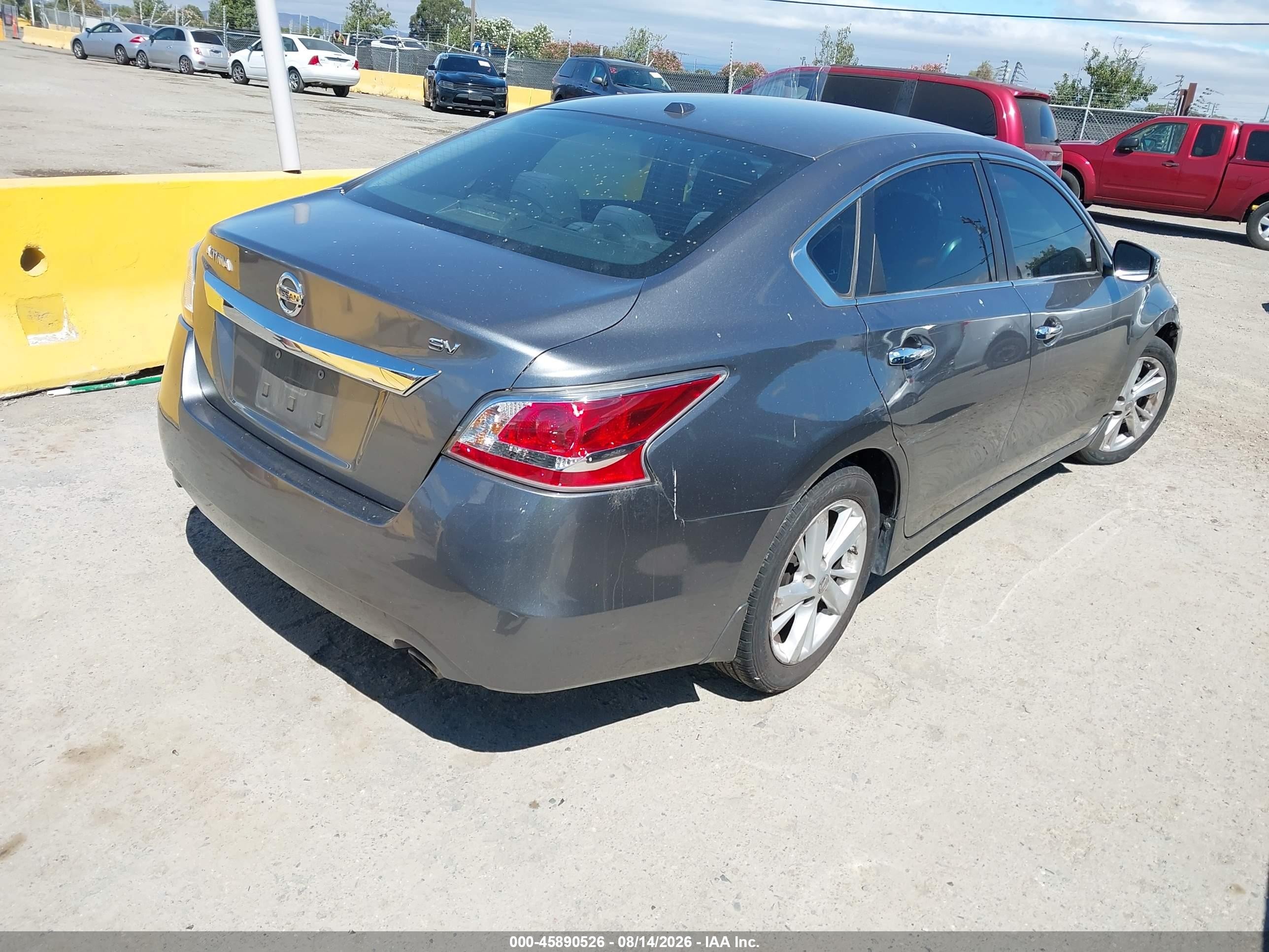 2015 Nissan Altima 2.5 Sv Gray vin: 1N4AL3AP9FC465642