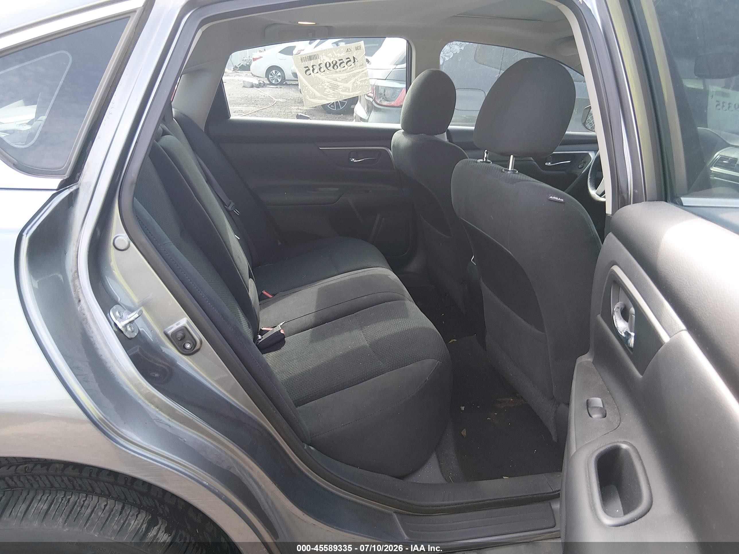 2015 Nissan Altima 2.5 Sv Gray vin: 1N4AL3AP9FC467102
