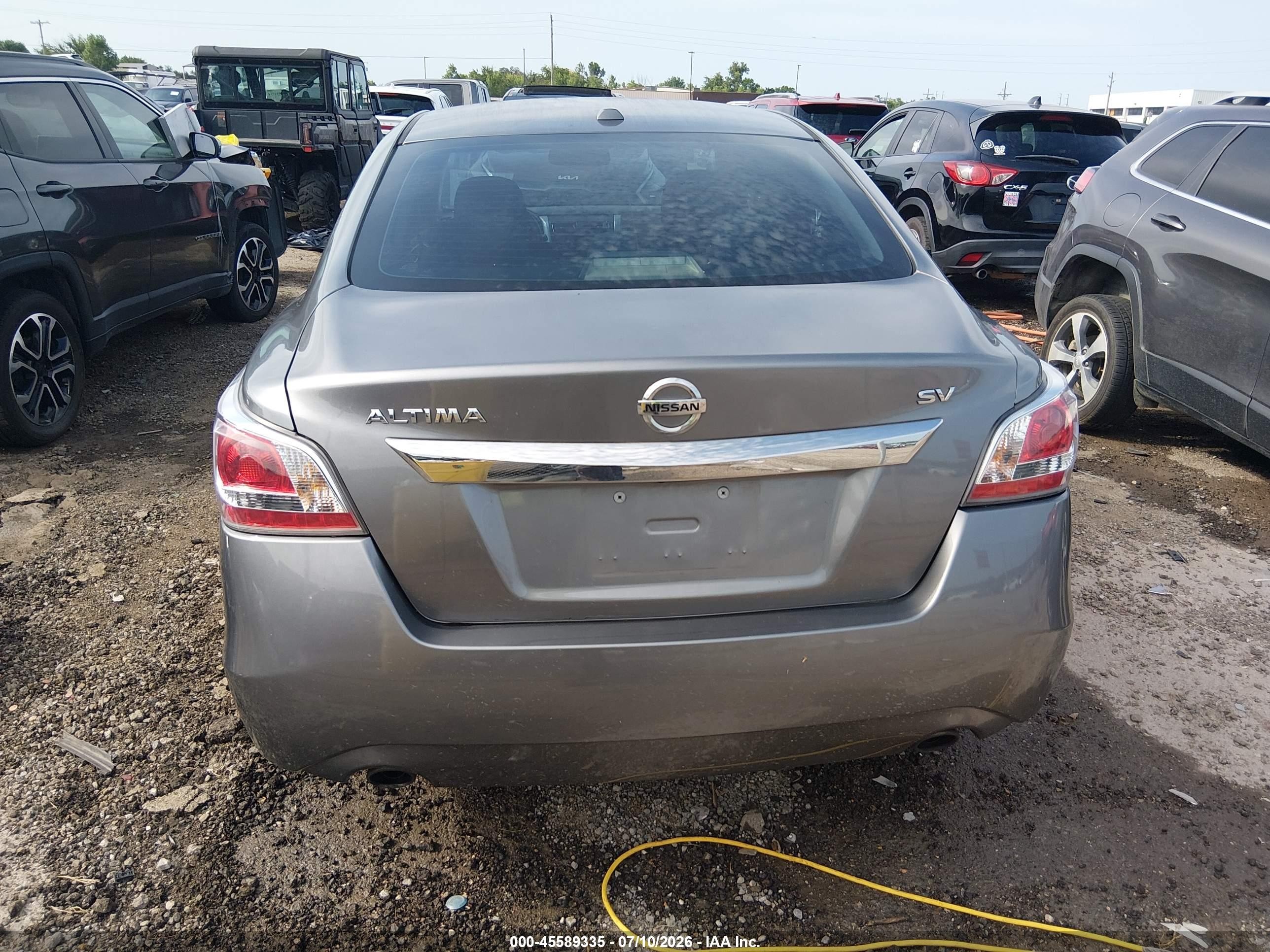 2015 Nissan Altima 2.5 Sv Gray vin: 1N4AL3AP9FC467102
