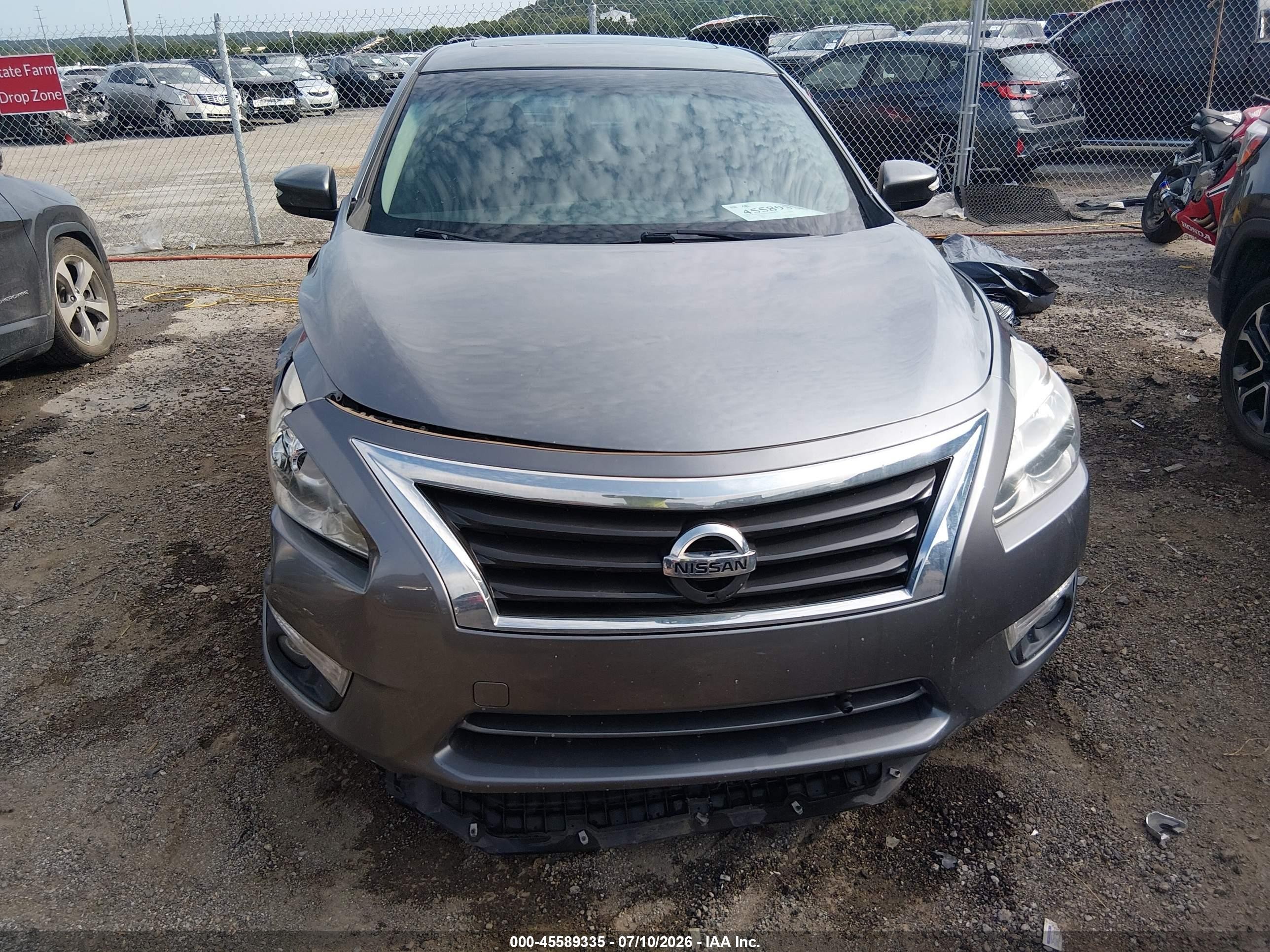2015 Nissan Altima 2.5 Sv Gray vin: 1N4AL3AP9FC467102