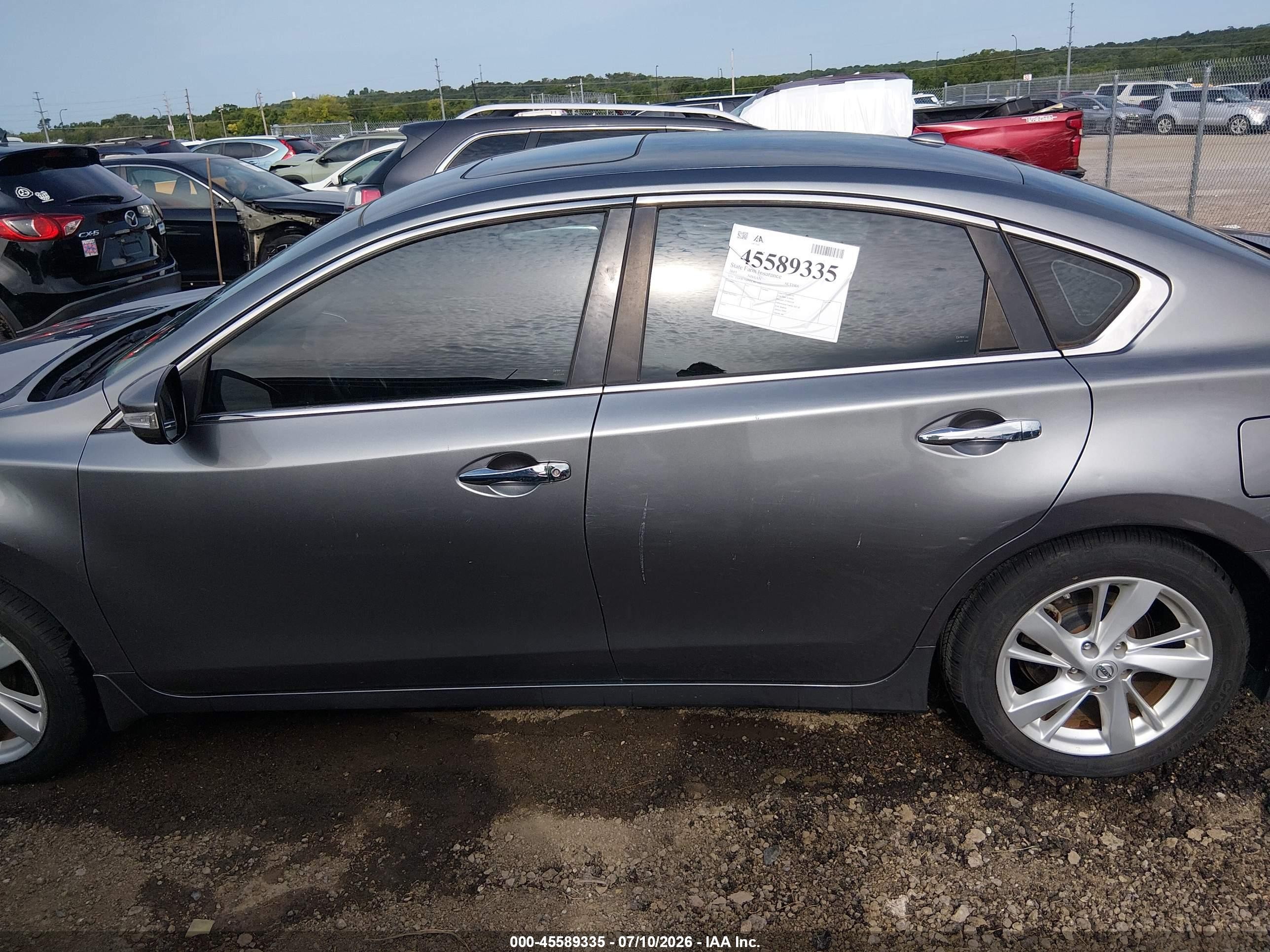 2015 Nissan Altima 2.5 Sv Gray vin: 1N4AL3AP9FC467102