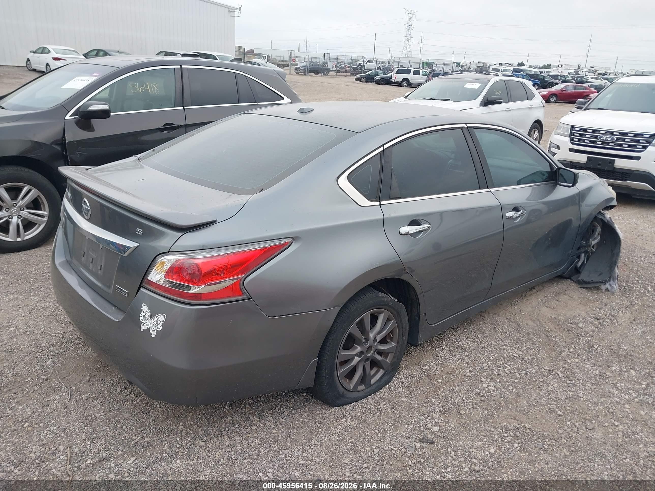 2015 Nissan Altima 2.5/s/sv/sl Серый vin: 1N4AL3AP9FC468895