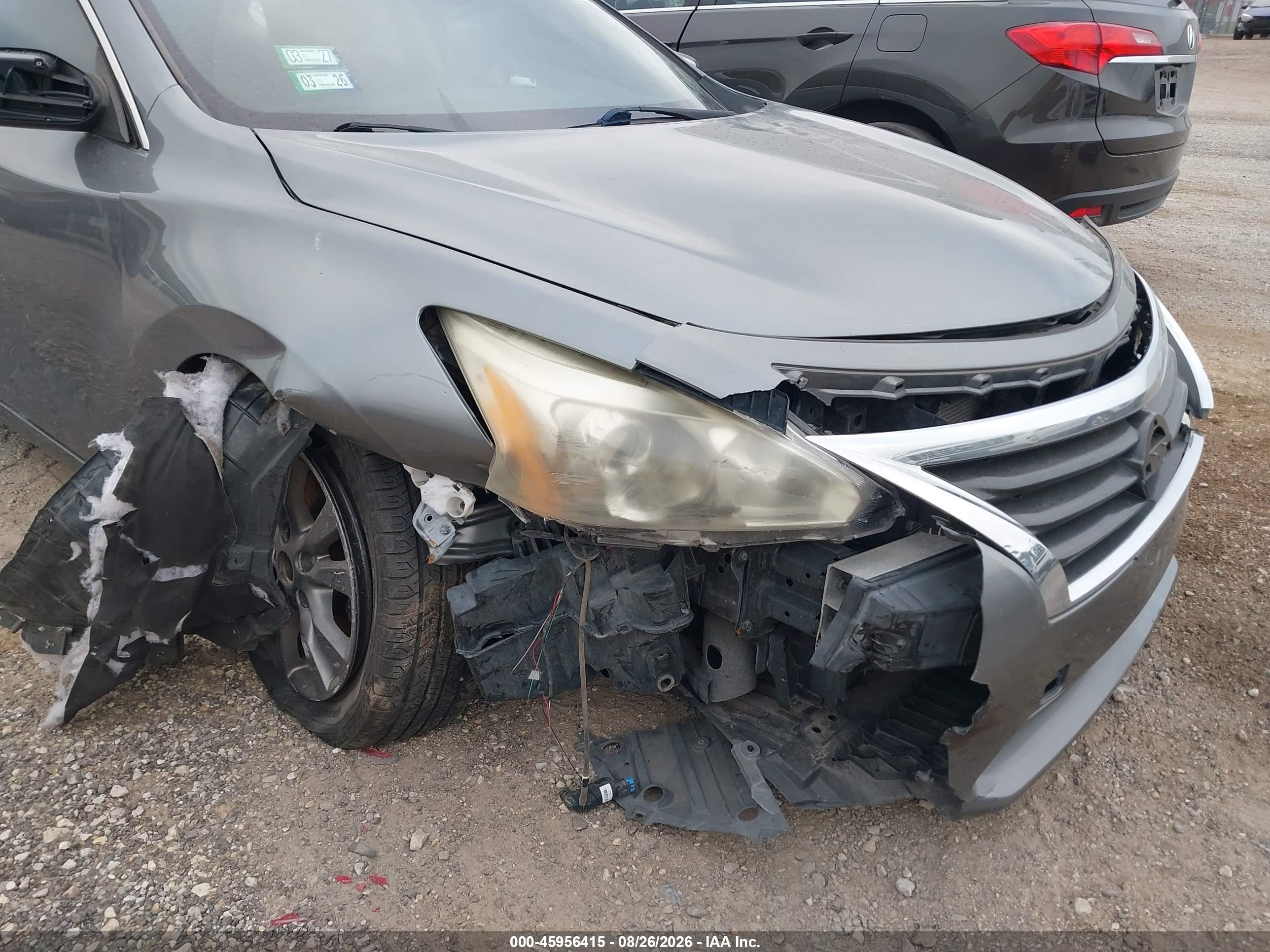 2015 Nissan Altima 2.5/s/sv/sl Серый vin: 1N4AL3AP9FC468895