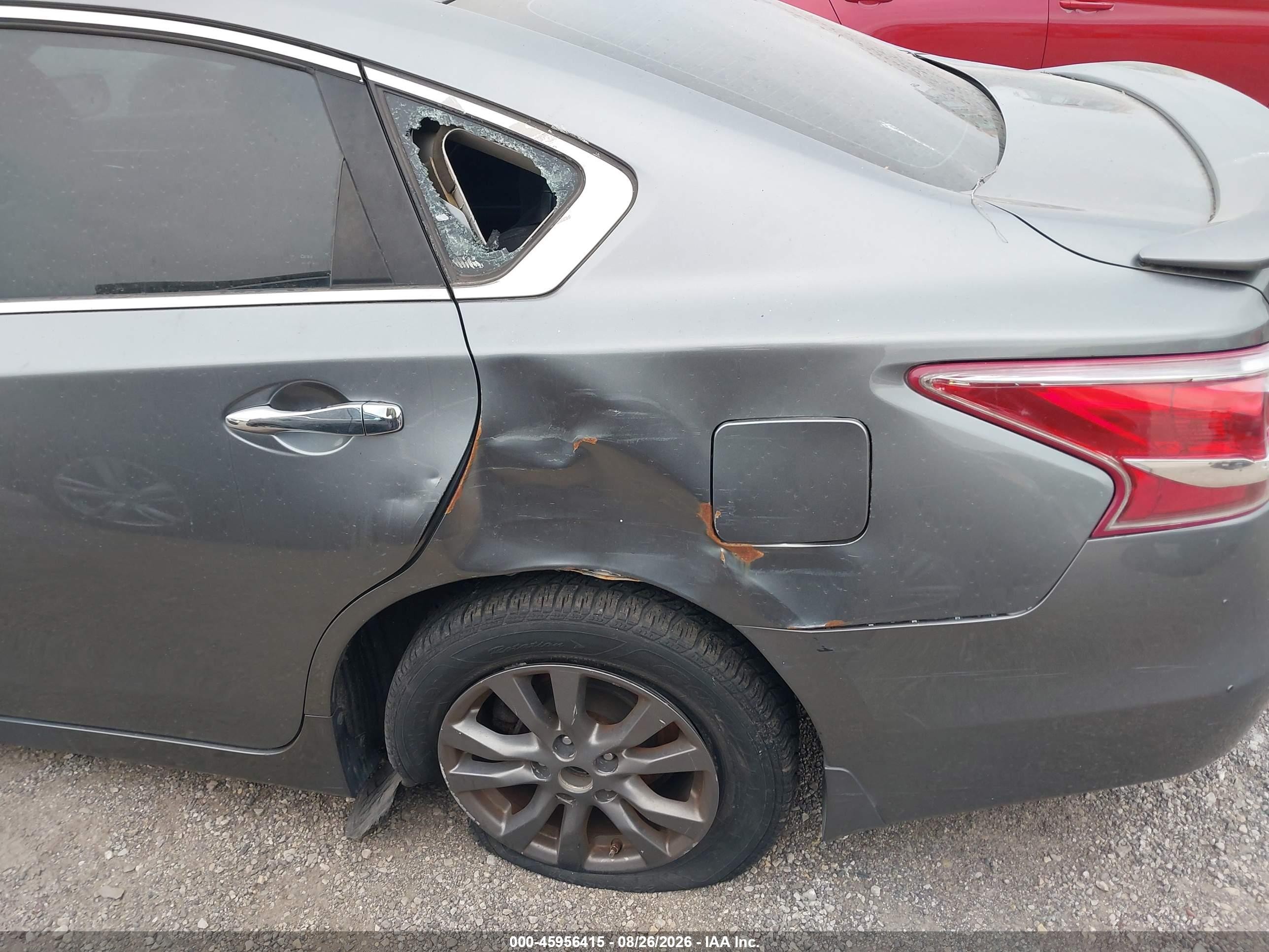2015 Nissan Altima 2.5/s/sv/sl Серый vin: 1N4AL3AP9FC468895
