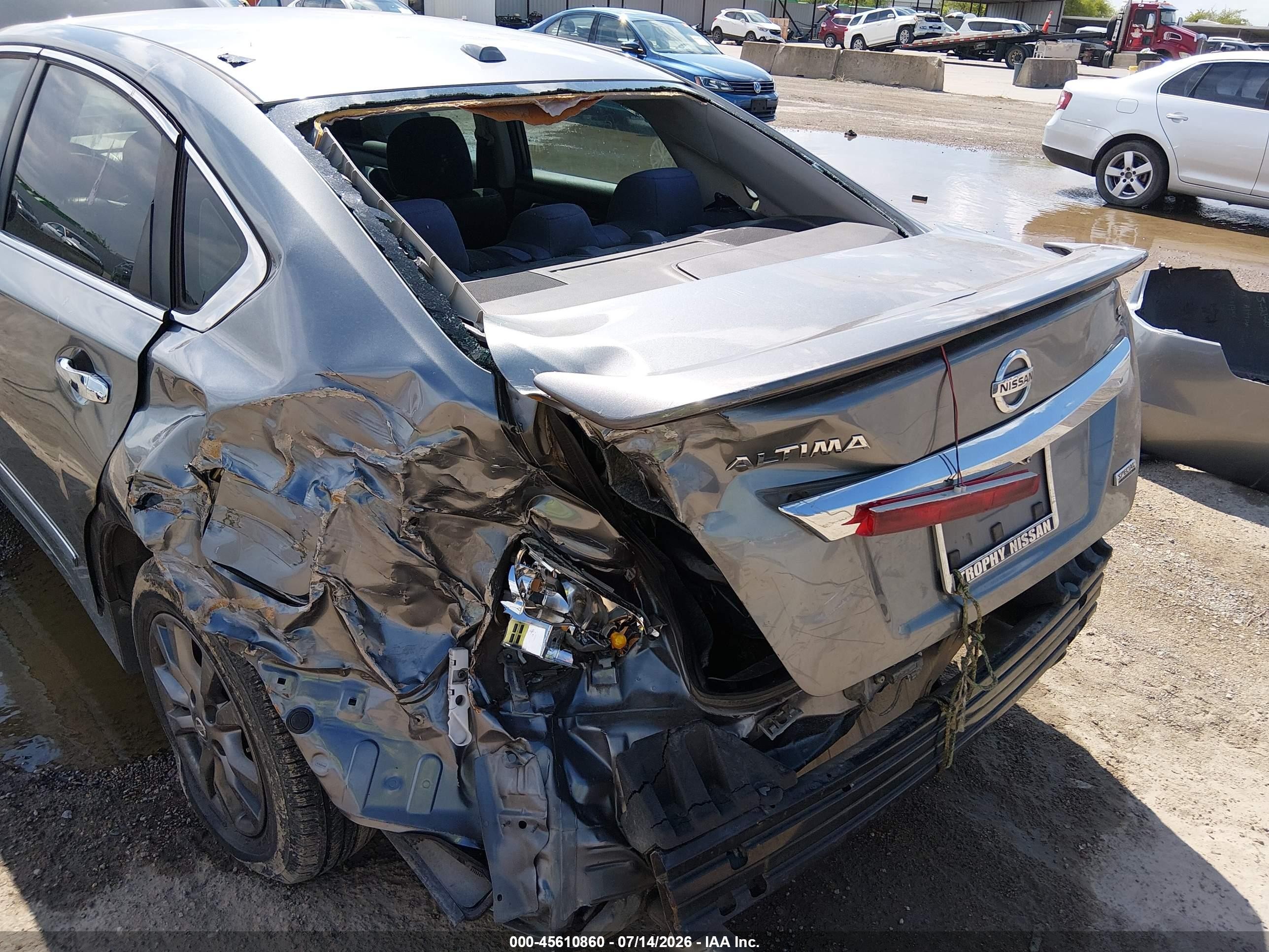 2015 Nissan Altima 2.5 S Gray vin: 1N4AL3AP9FC472462