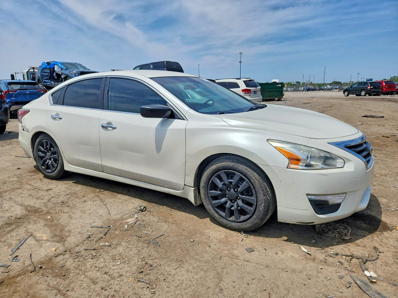 2015 Nissan Altima 2.5 S White vin: 1N4AL3AP9FC486622