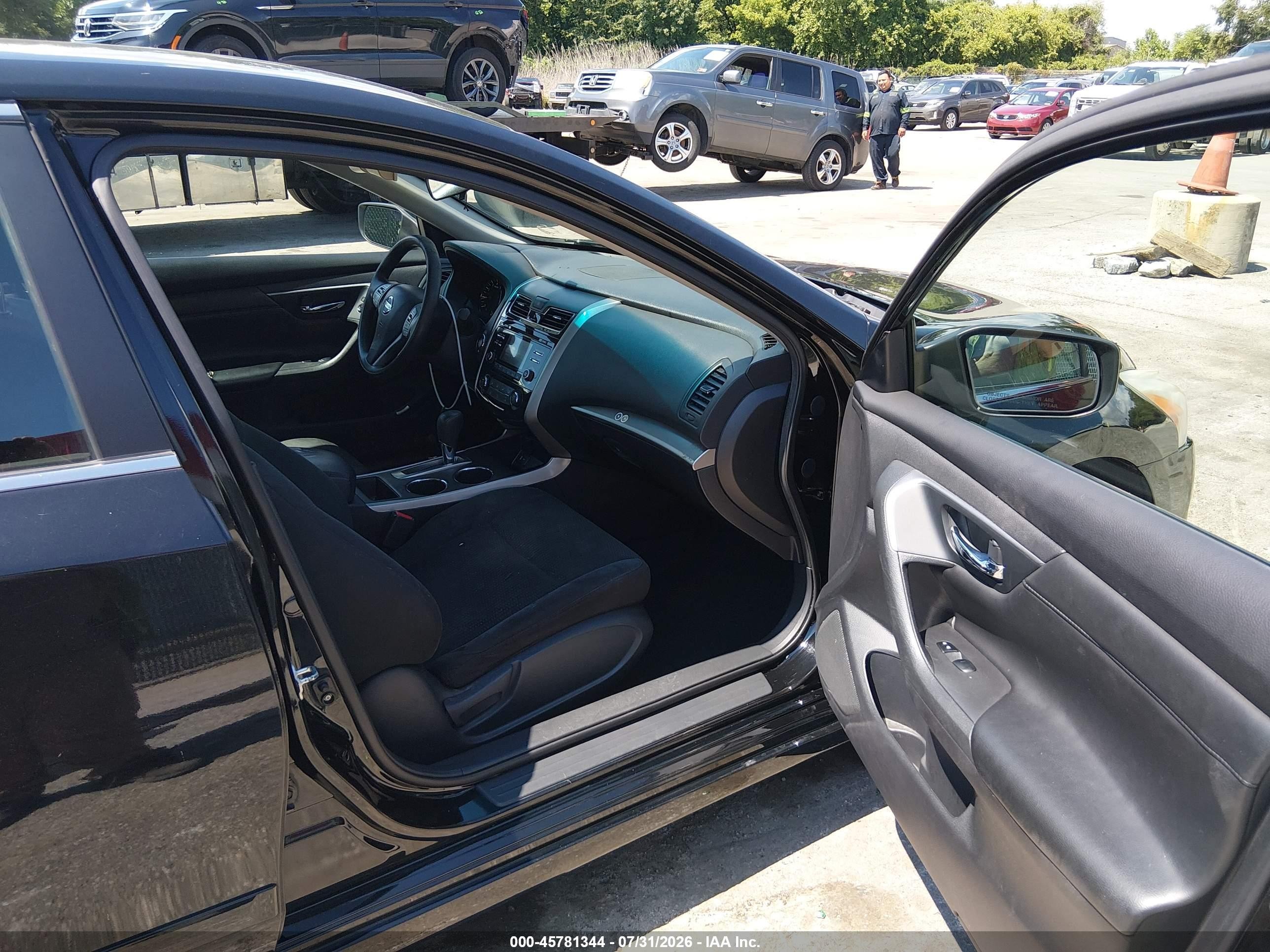2015 Nissan Altima 2.5 S Черный vin: 1N4AL3AP9FC488550