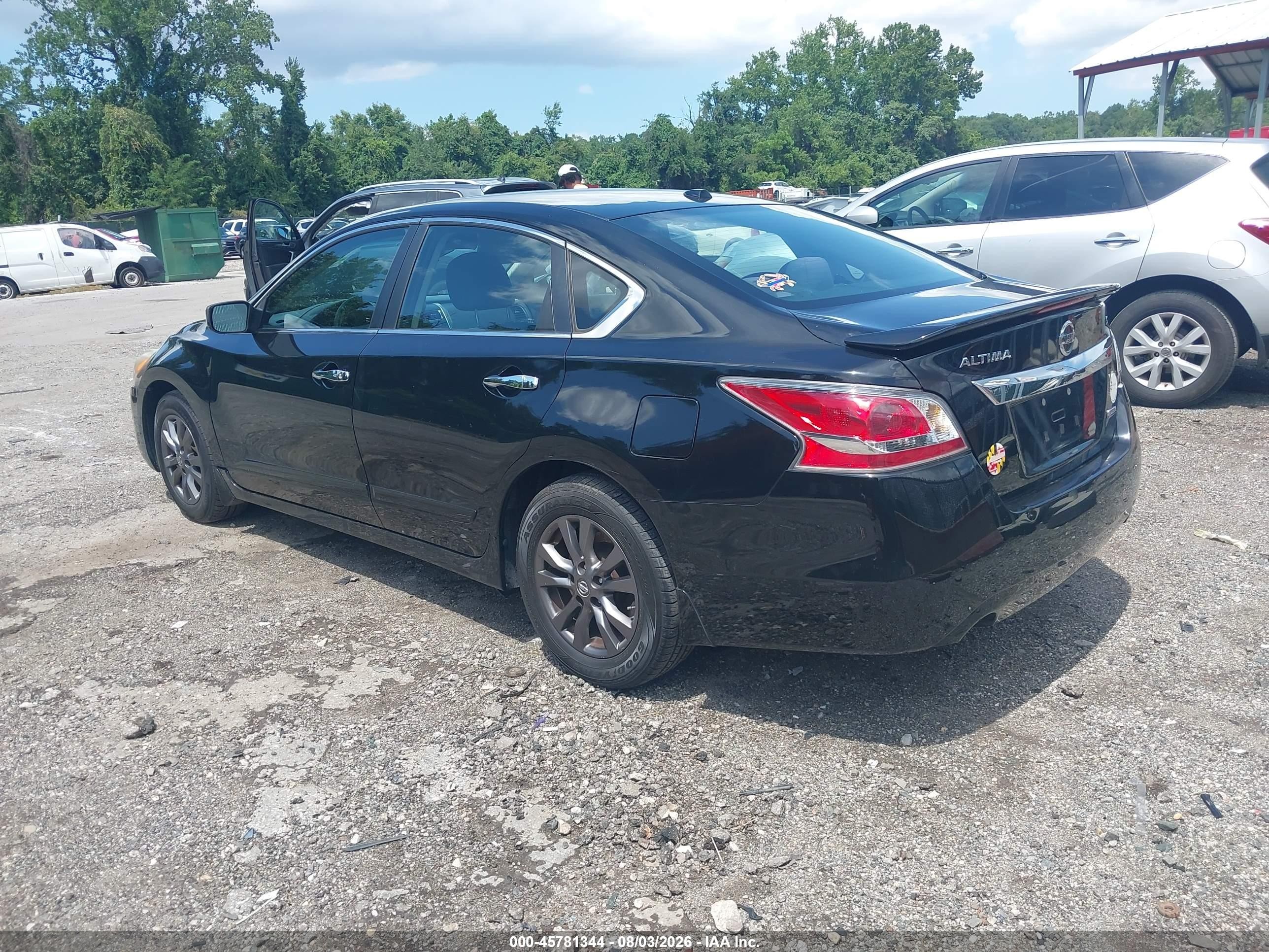 2015 Nissan Altima 2.5 S Черный vin: 1N4AL3AP9FC488550