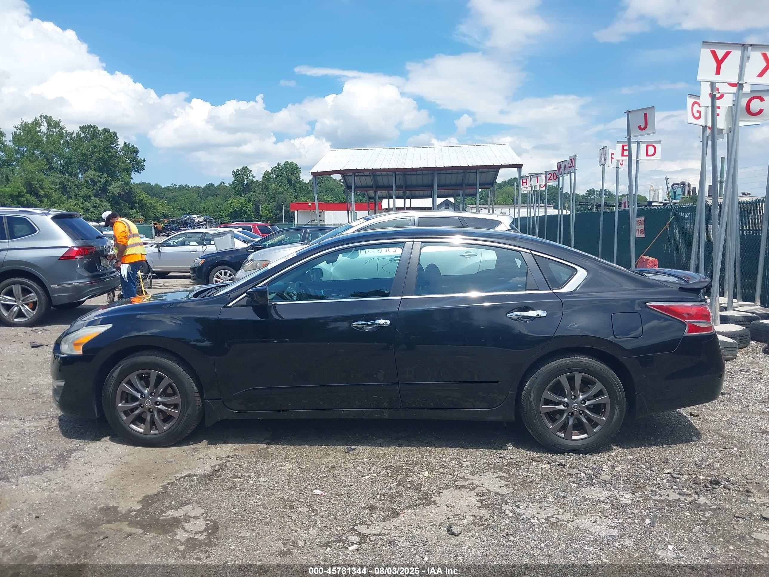 2015 Nissan Altima 2.5 S Черный vin: 1N4AL3AP9FC488550