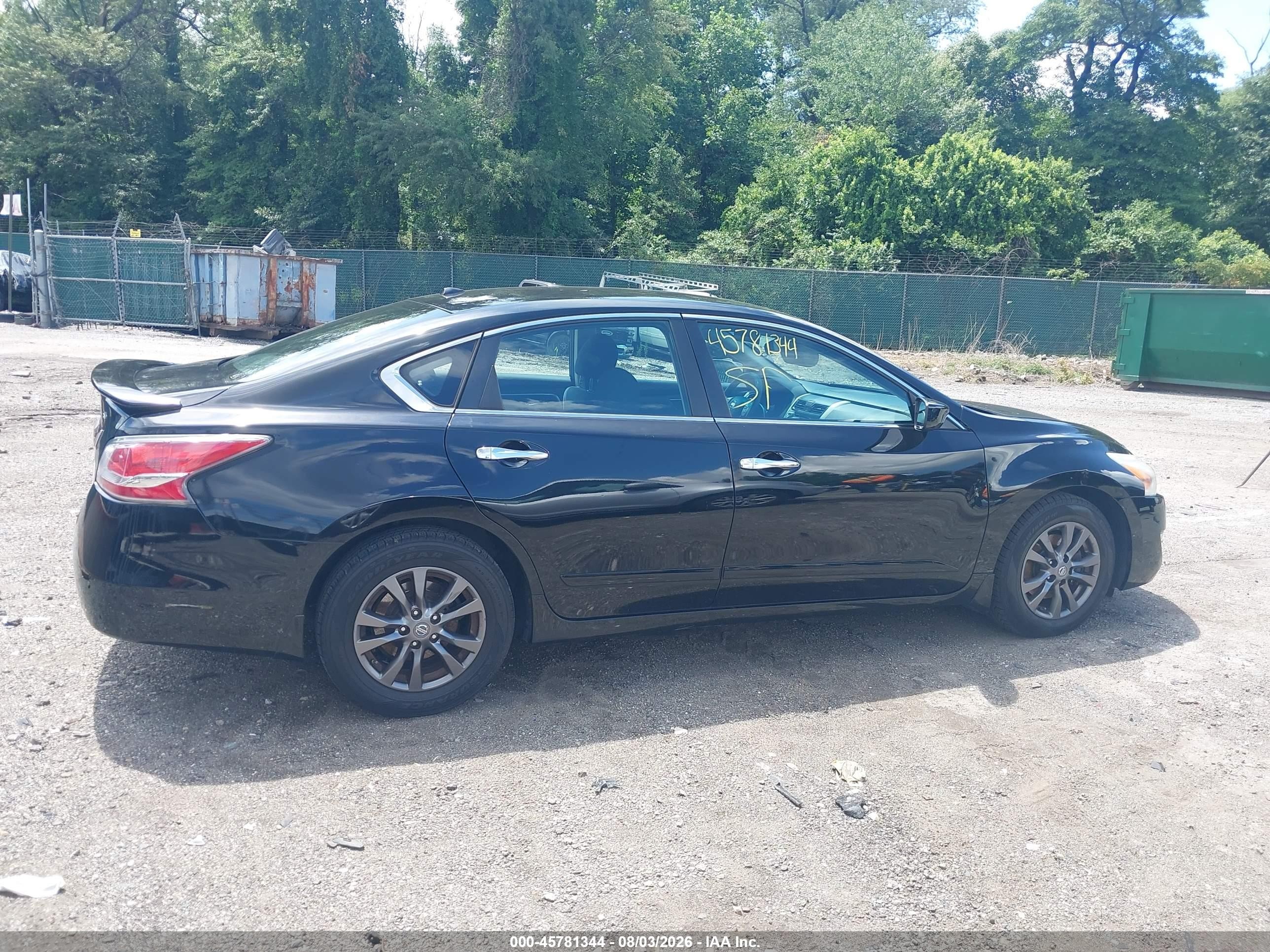 2015 Nissan Altima 2.5 S Черный vin: 1N4AL3AP9FC488550