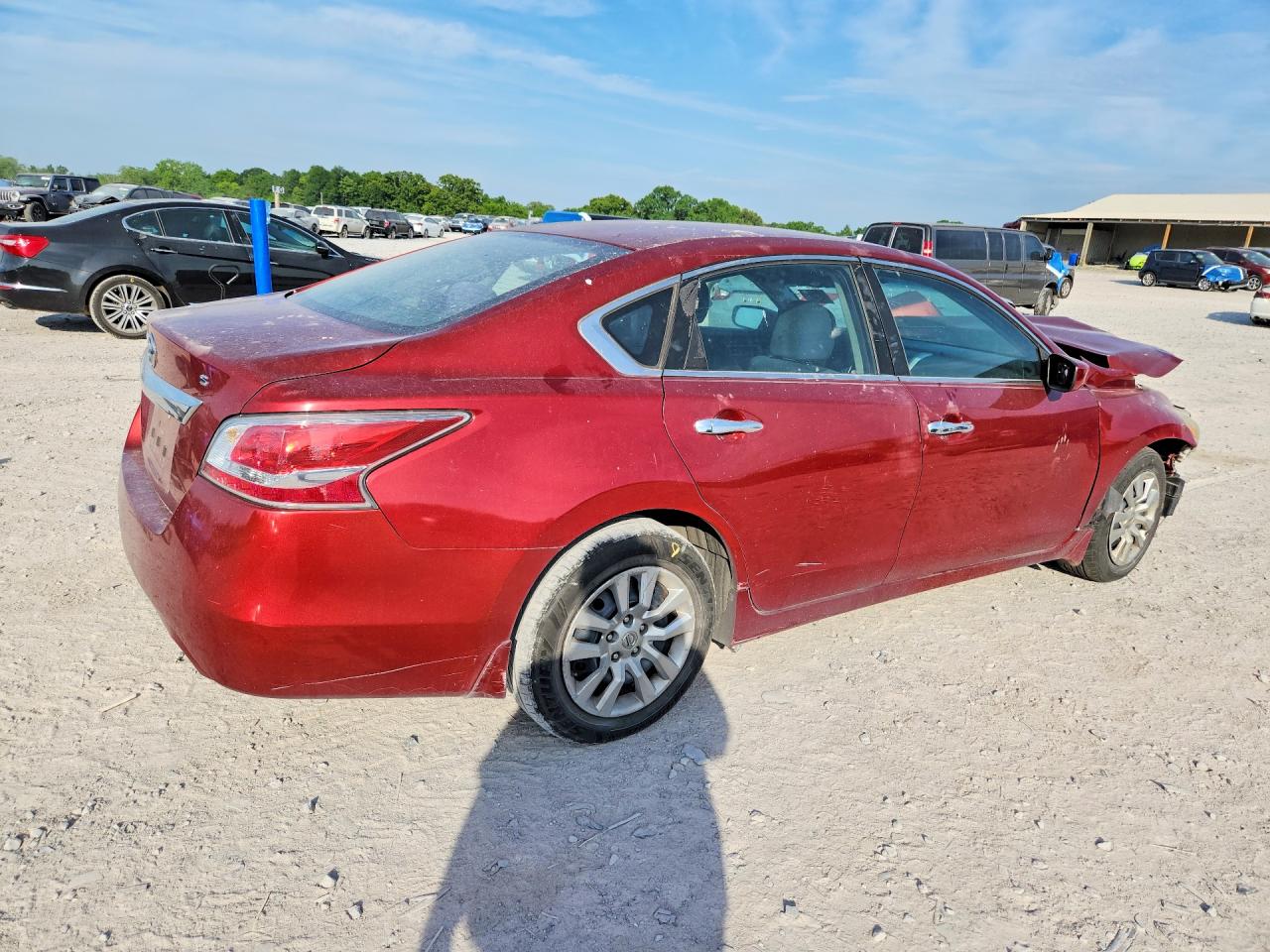 2015 Nissan Altima 2.5 S Red vin: 1N4AL3AP9FC491609