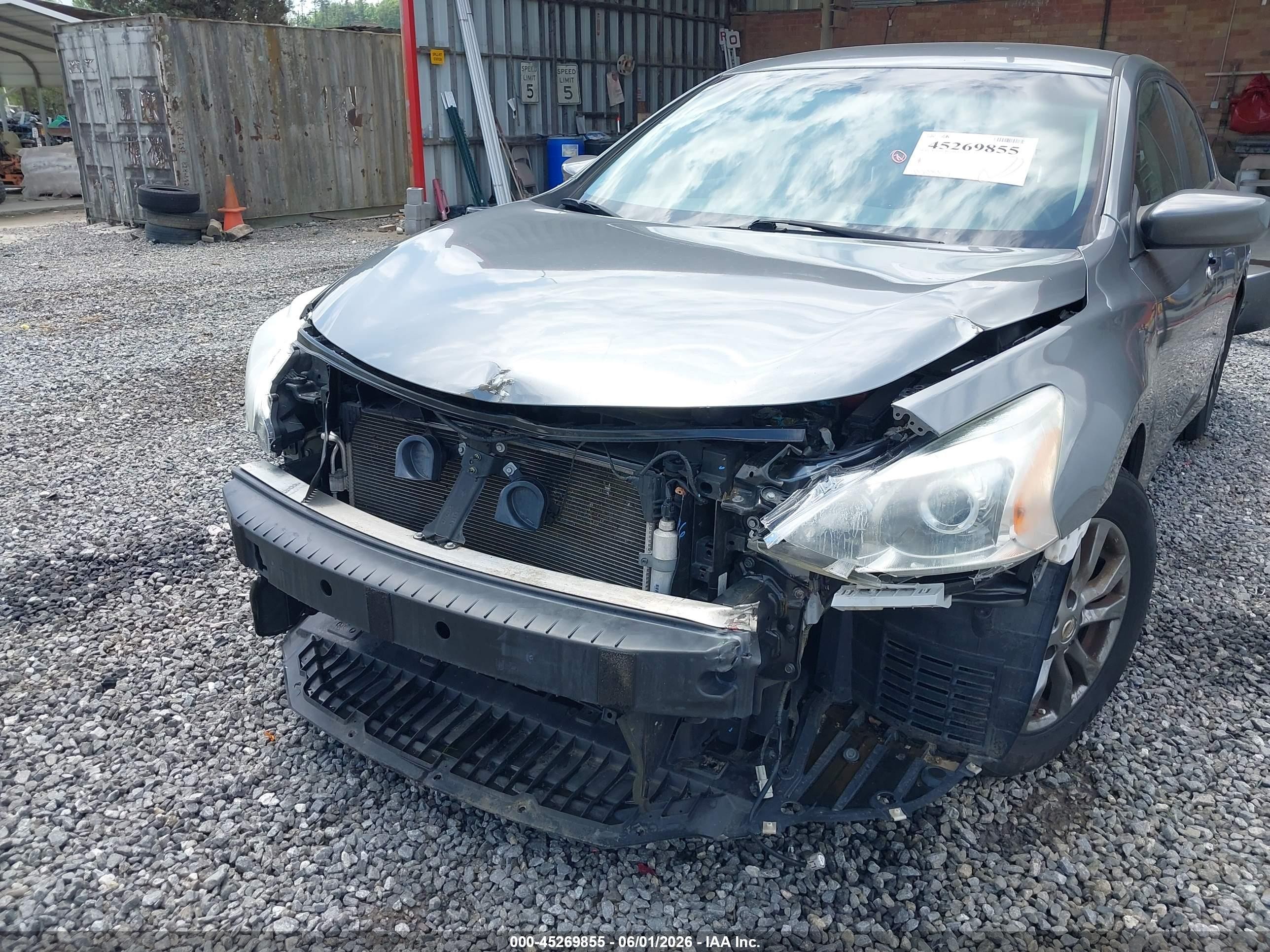 2015 Nissan Altima 2.5 S Gray vin: 1N4AL3AP9FC567202