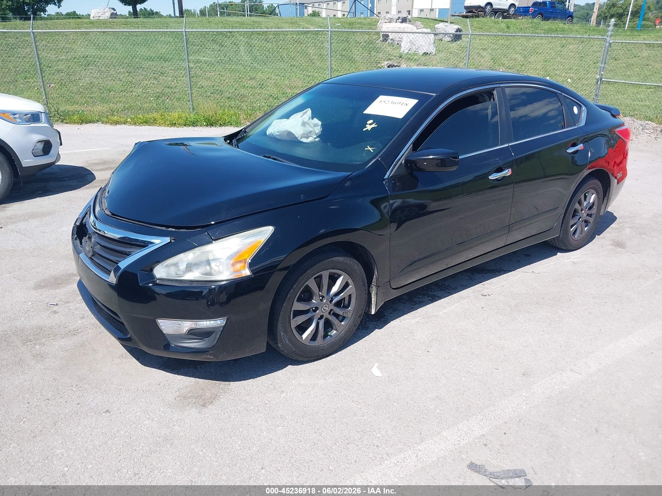 2015 Nissan Altima 2.5 S Black vin: 1N4AL3AP9FC569435