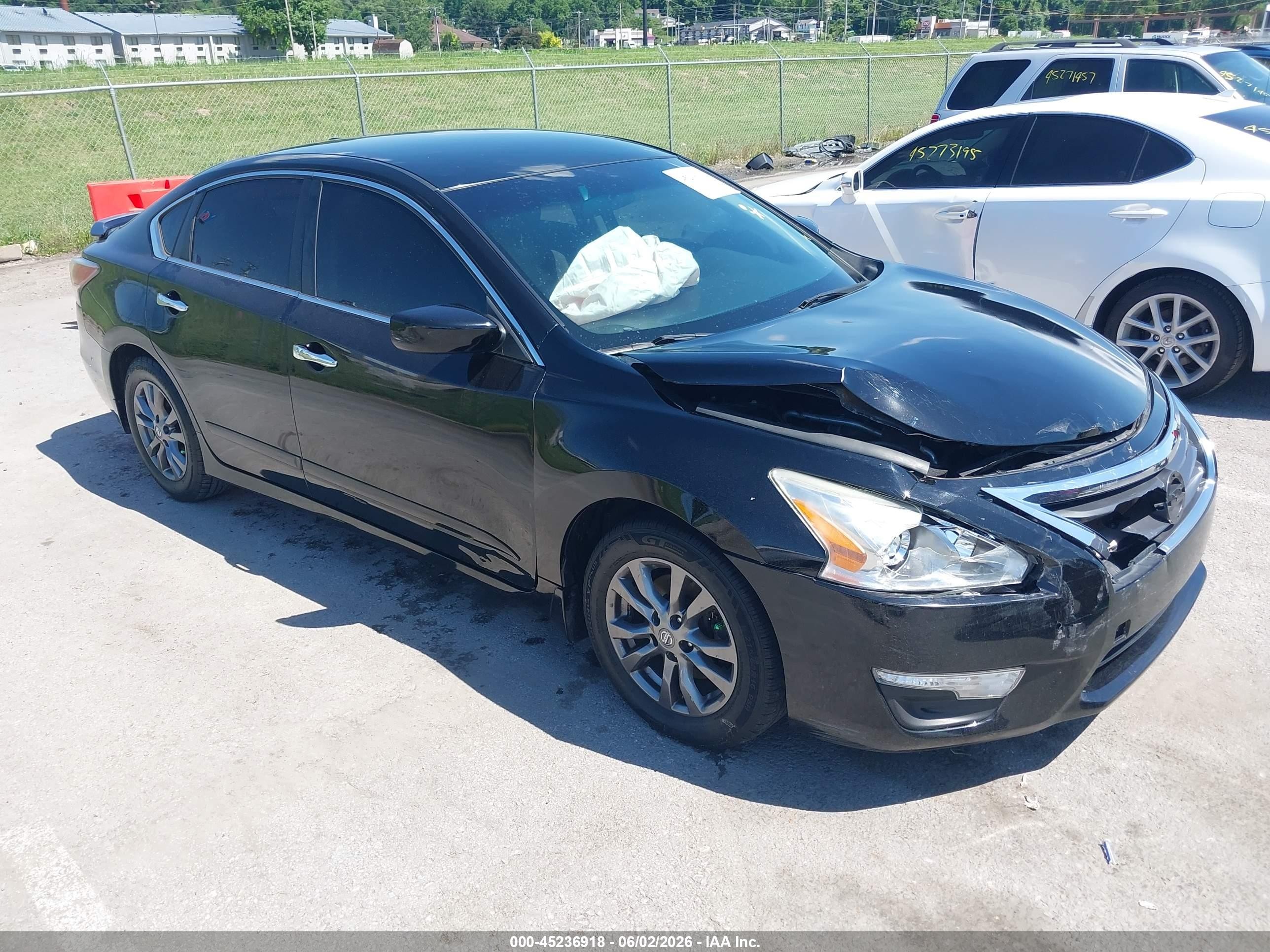 2015 Nissan Altima 2.5 S Black vin: 1N4AL3AP9FC569435