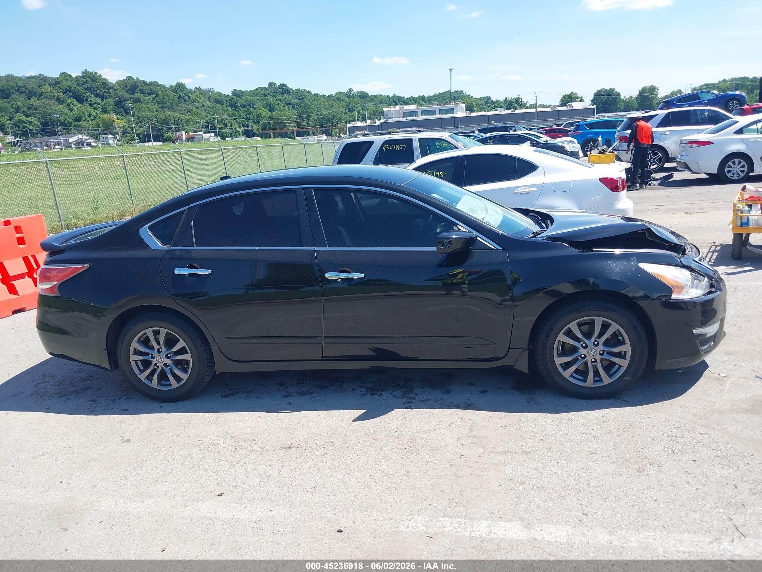 2015 Nissan Altima 2.5 S Black vin: 1N4AL3AP9FC569435