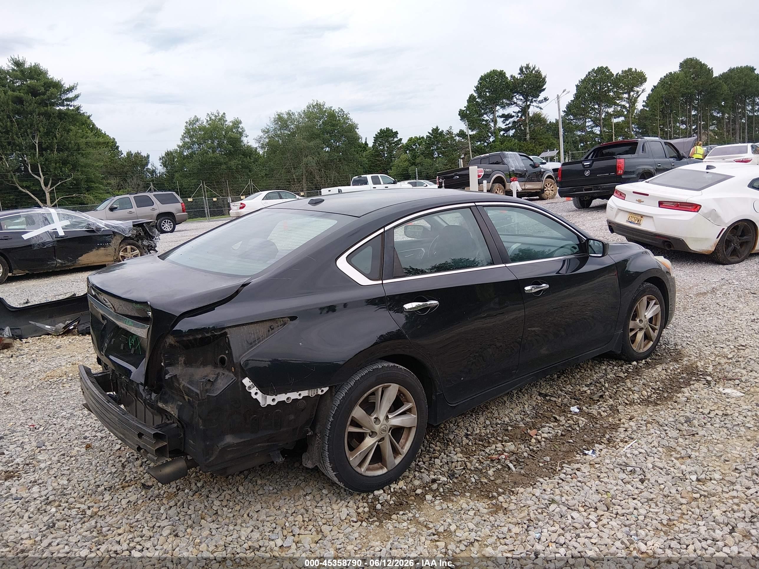 2015 Nissan Altima 2.5 Sv Черный vin: 1N4AL3AP9FC571931
