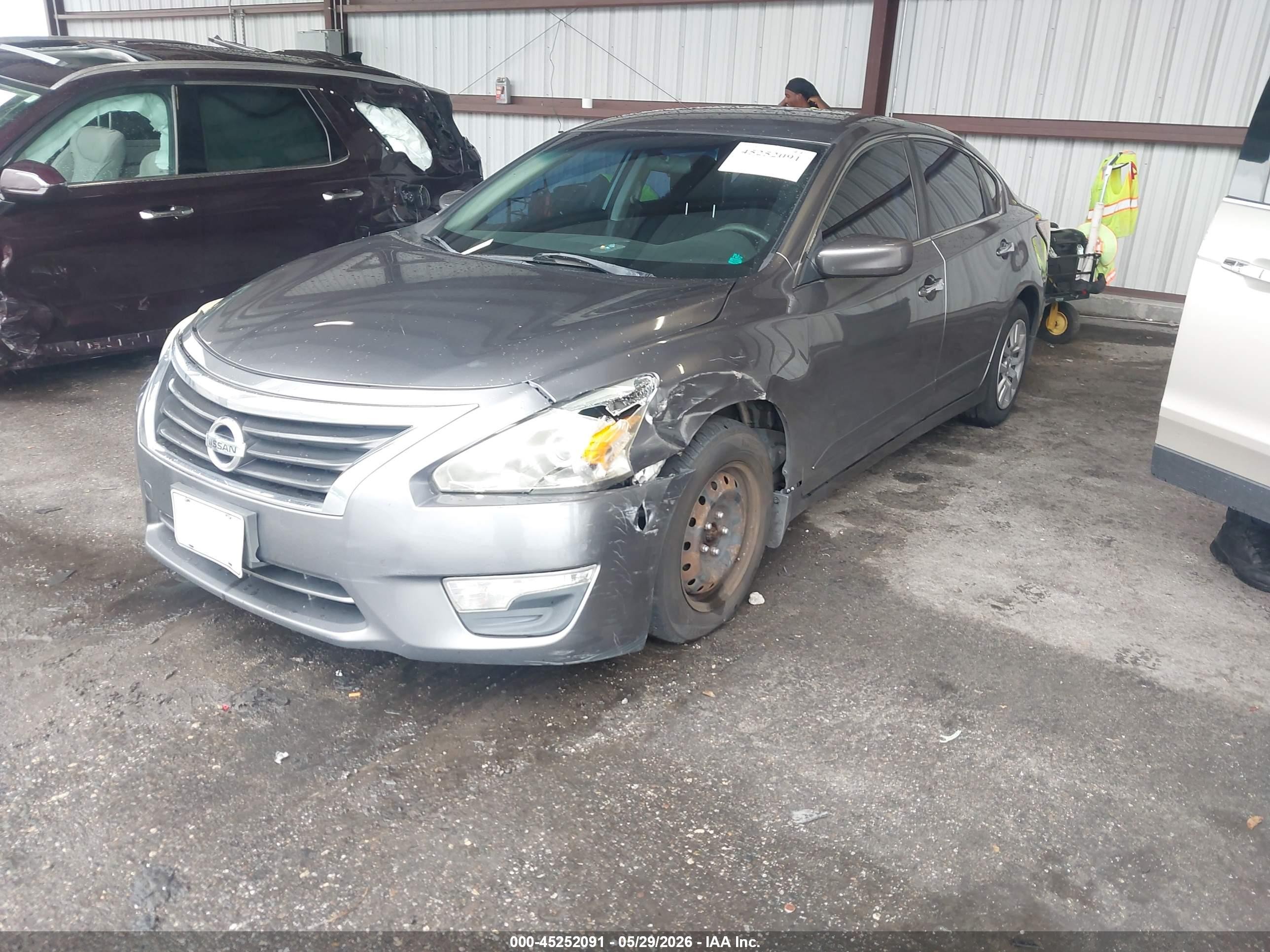 2015 Nissan Altima 2.5 S Gray vin: 1N4AL3AP9FC578877