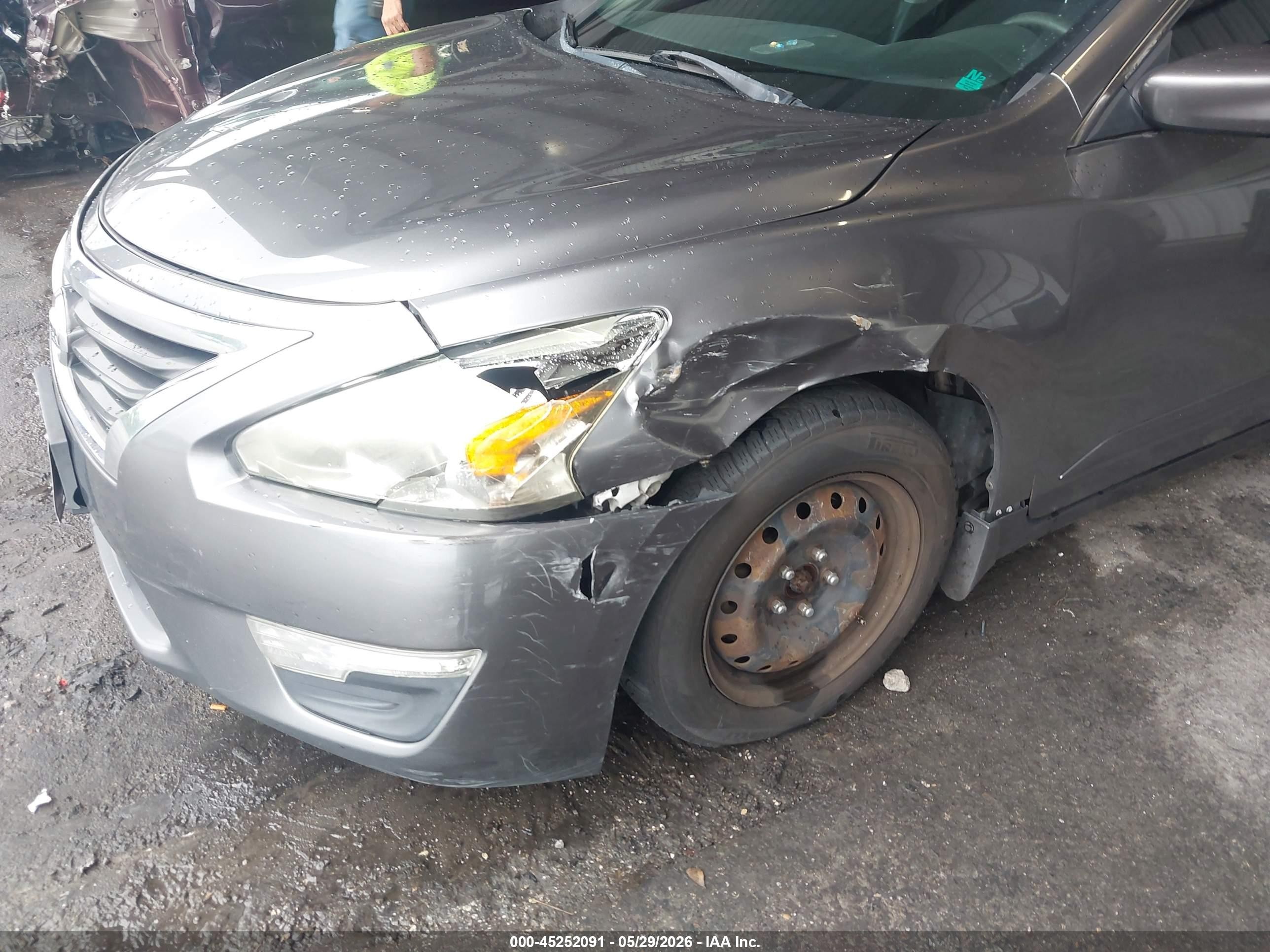 2015 Nissan Altima 2.5 S Gray vin: 1N4AL3AP9FC578877