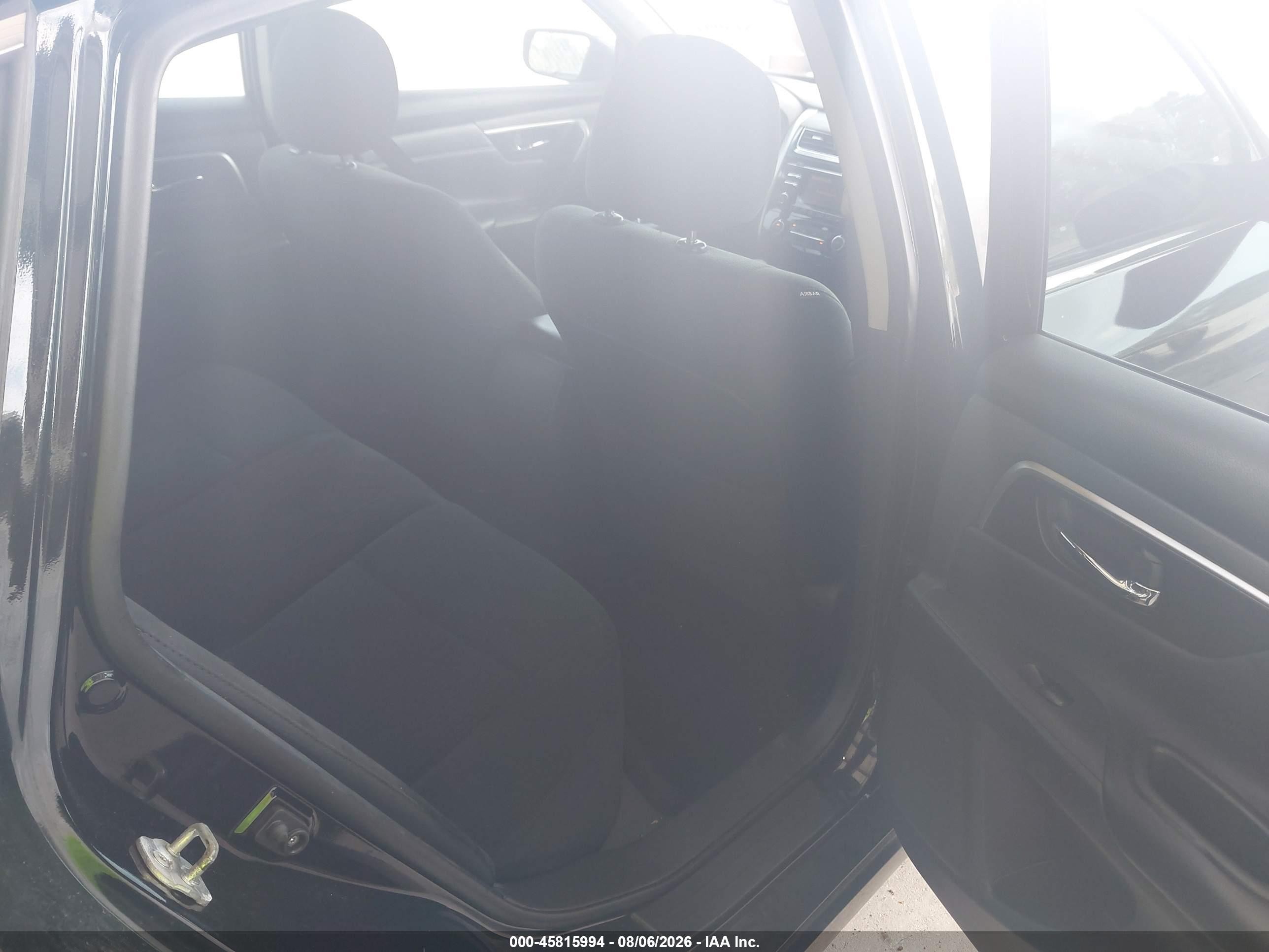2015 Nissan Altima 2.5 S Black vin: 1N4AL3AP9FC582816