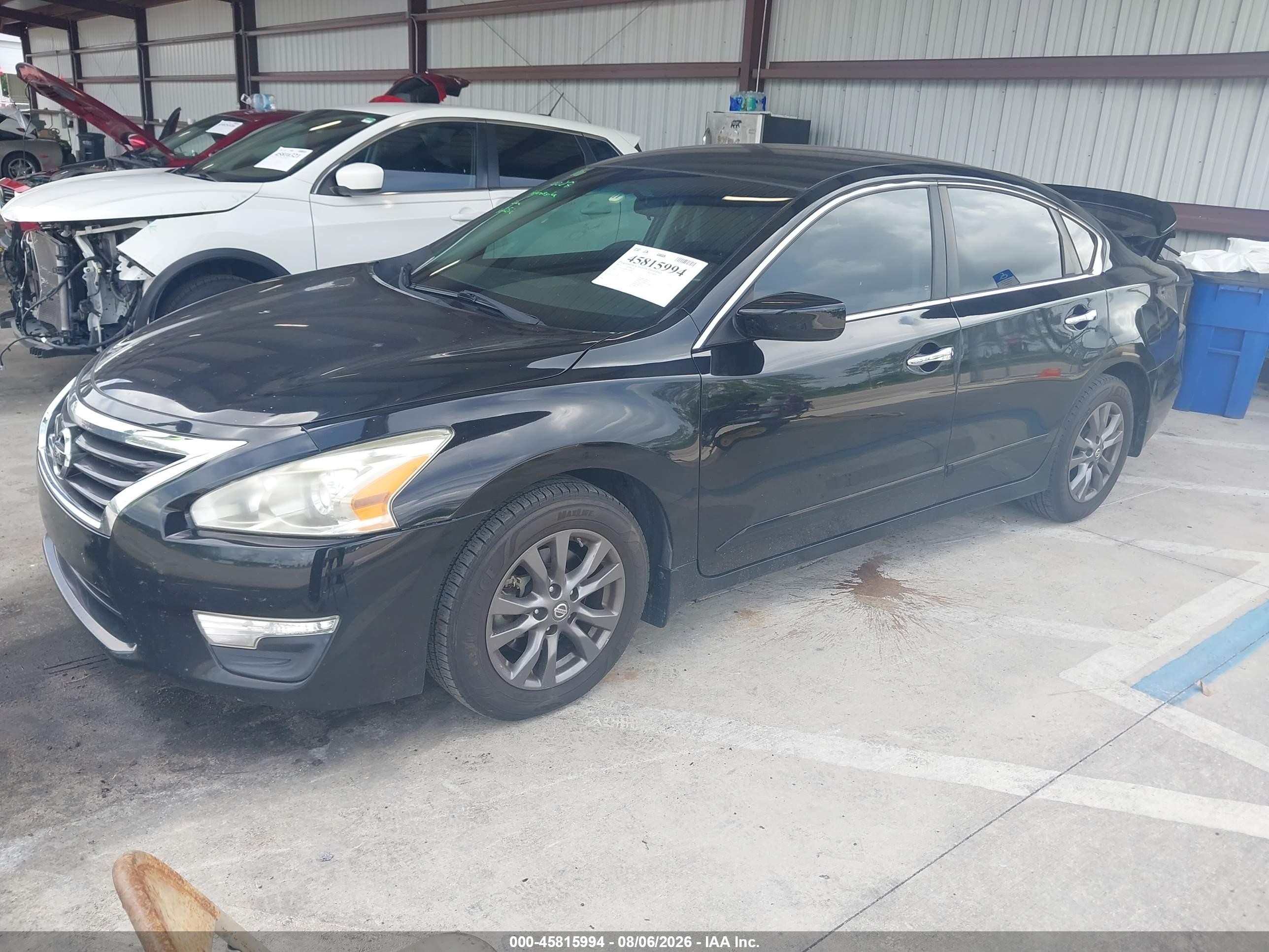 2015 Nissan Altima 2.5 S Black vin: 1N4AL3AP9FC582816