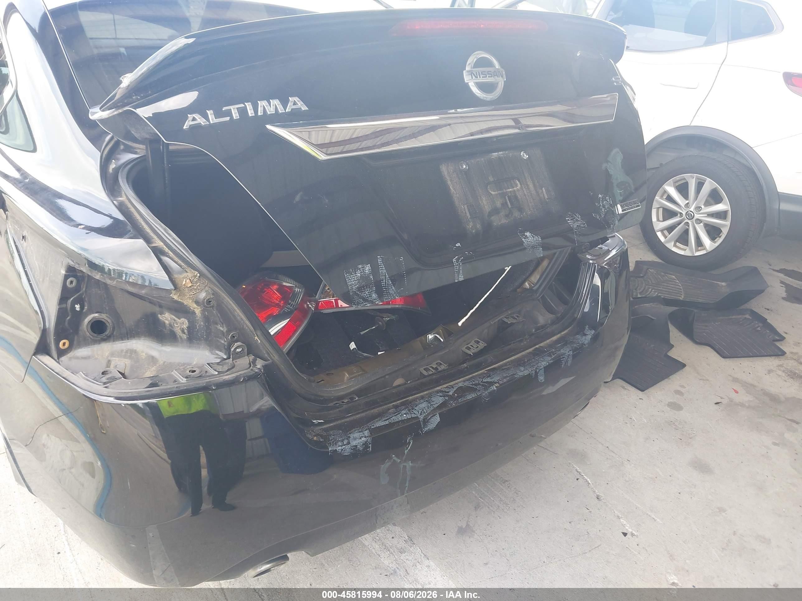 2015 Nissan Altima 2.5 S Black vin: 1N4AL3AP9FC582816