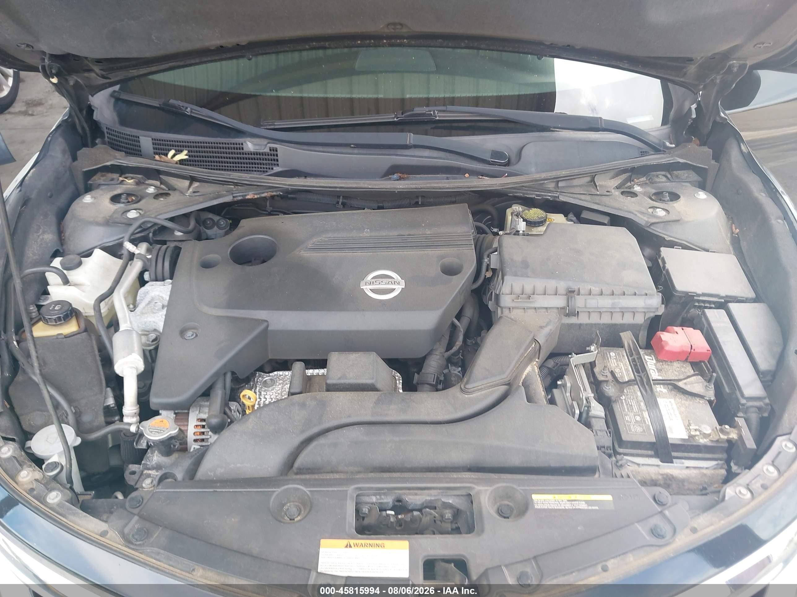2015 Nissan Altima 2.5 S Black vin: 1N4AL3AP9FC582816