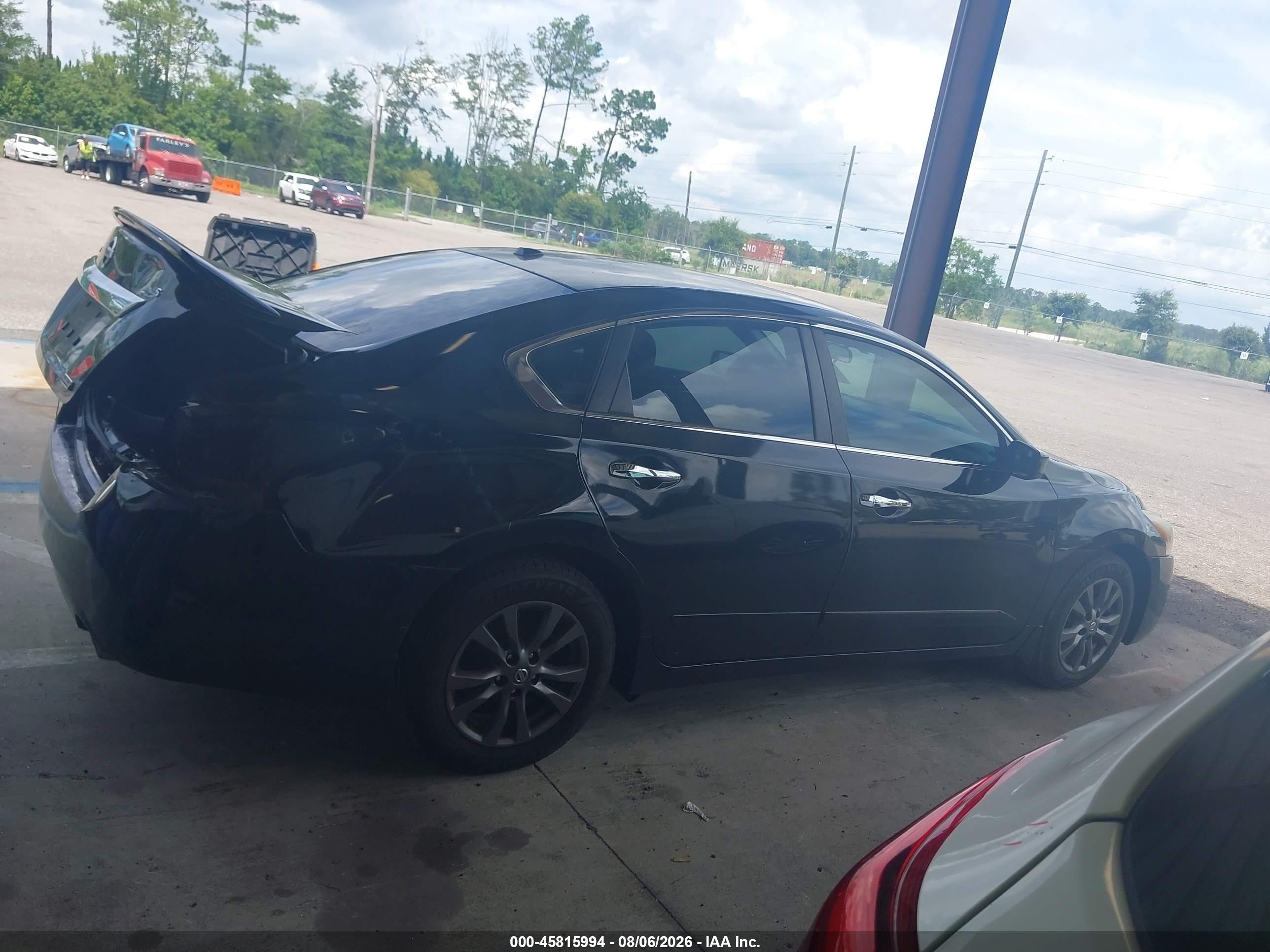 2015 Nissan Altima 2.5 S Black vin: 1N4AL3AP9FC582816