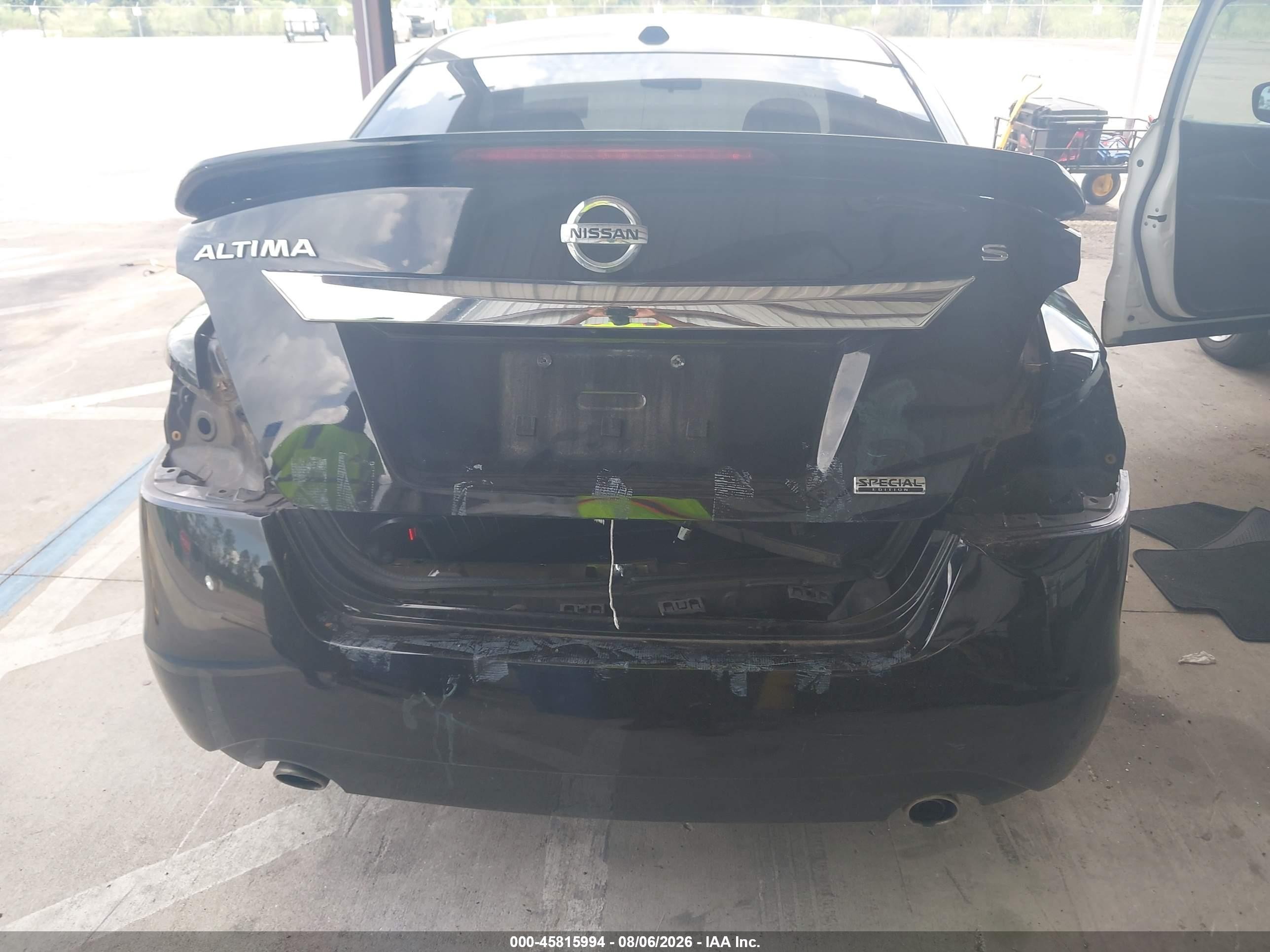 2015 Nissan Altima 2.5 S Black vin: 1N4AL3AP9FC582816