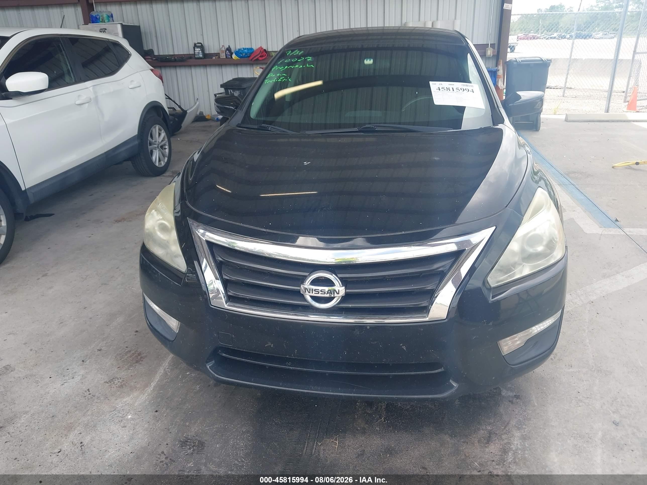 2015 Nissan Altima 2.5 S Black vin: 1N4AL3AP9FC582816
