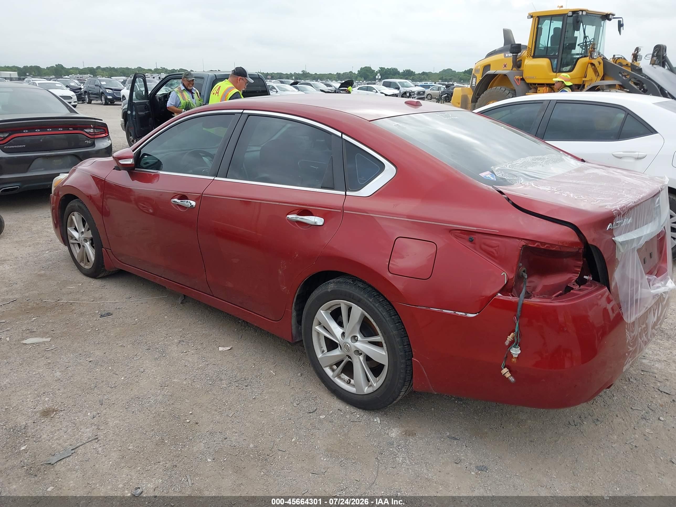 2015 Nissan Altima 2.5 Sv Red vin: 1N4AL3AP9FC584761