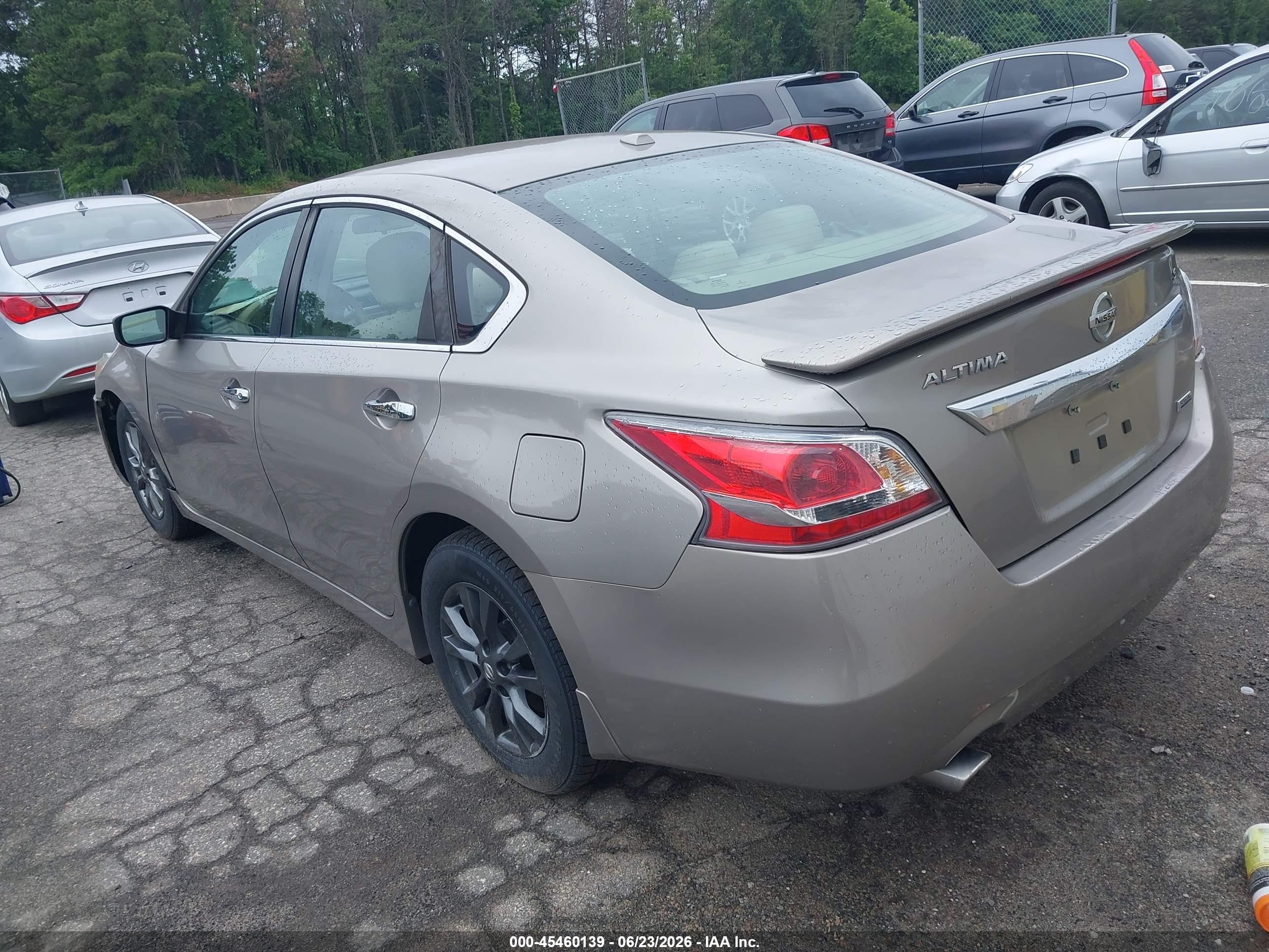 2015 Nissan Altima 2.5 S Tan vin: 1N4AL3AP9FC590396
