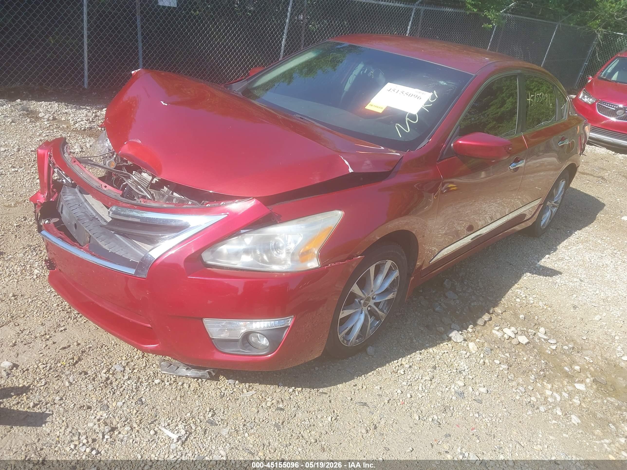 2015 Nissan Altima 2.5 Sv Красный vin: 1N4AL3AP9FC591550